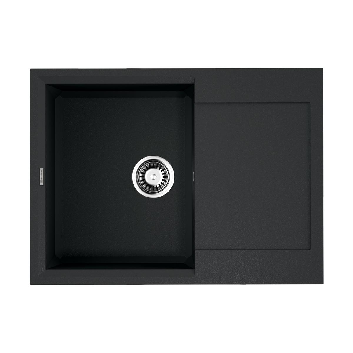 Врезная кухонная мойка Omoikiri Sakaime 68-BL черный 4993108
