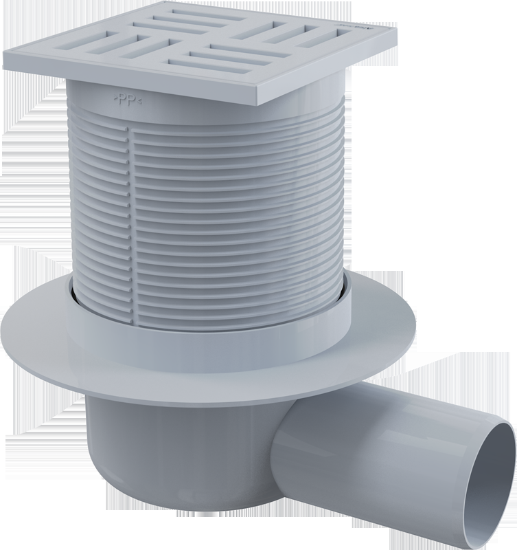 Сливной трап AlcaPlast APV5111 105х105/50 боковой выпуск