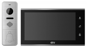 Комплект видеодомофона CTV-DP4705AHD черный