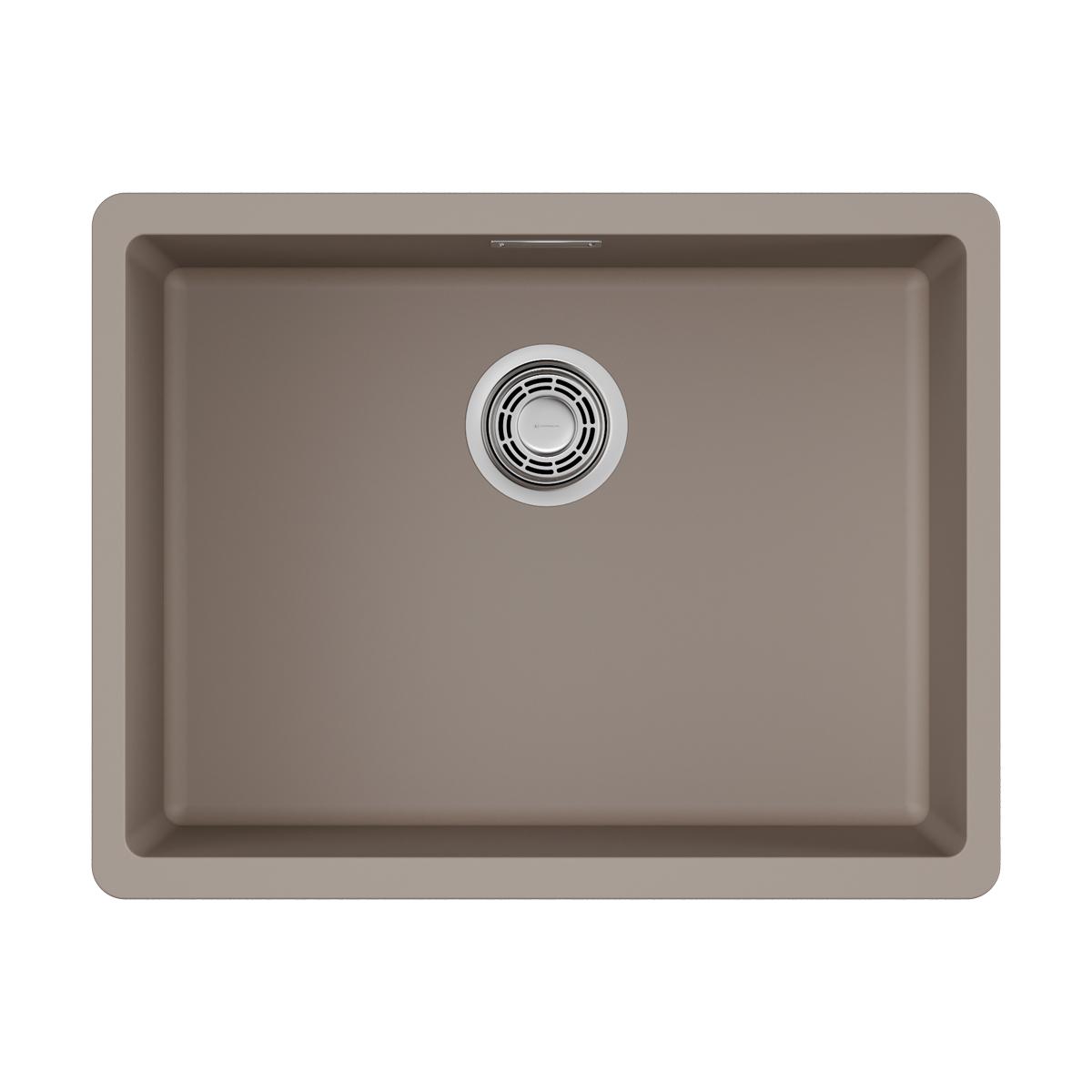 Врезная кухонная мойка Omoikiri Kata 54-U-SA бежевый 4993424