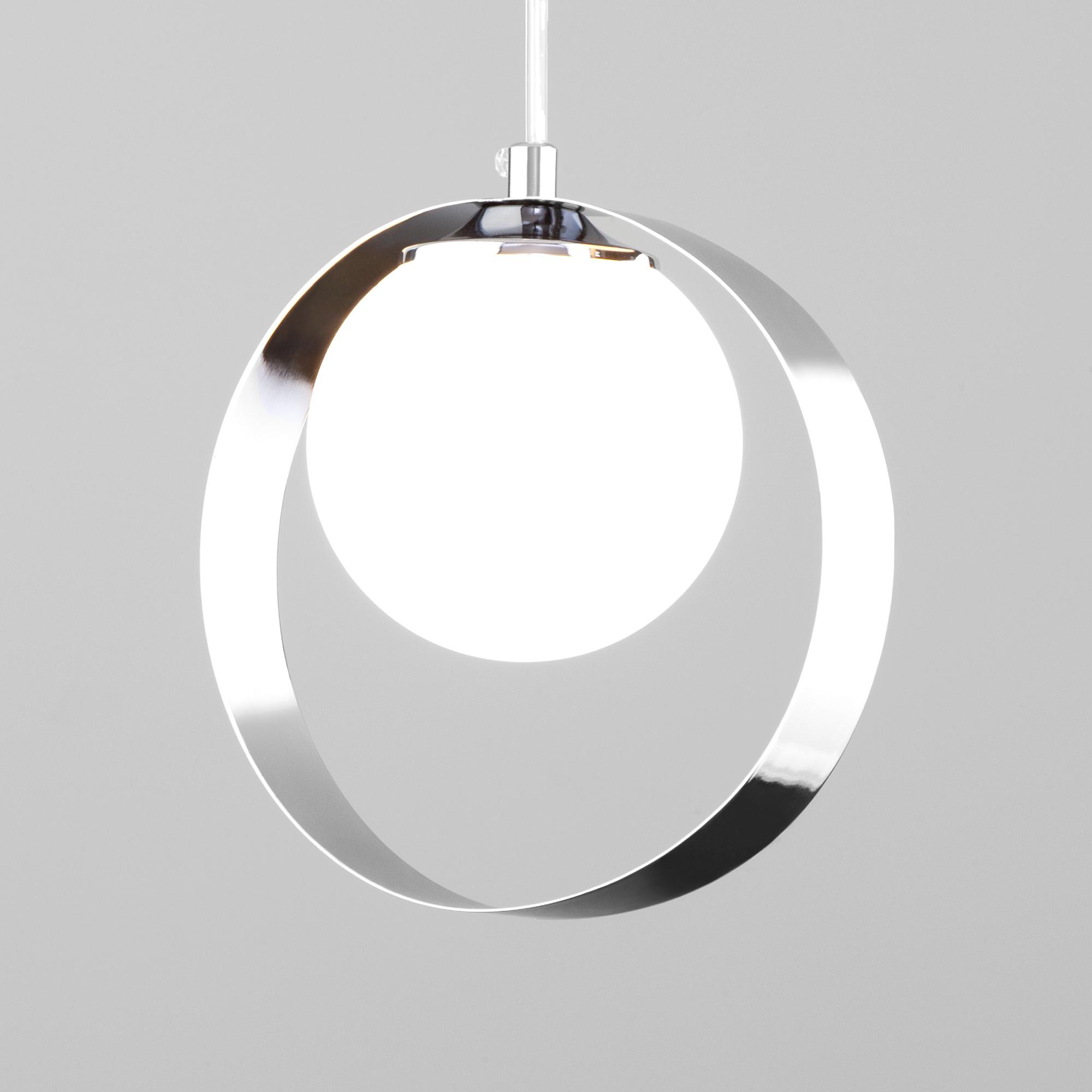 Подвесной светильник с плафоном Eurosvet 50205/1 хром