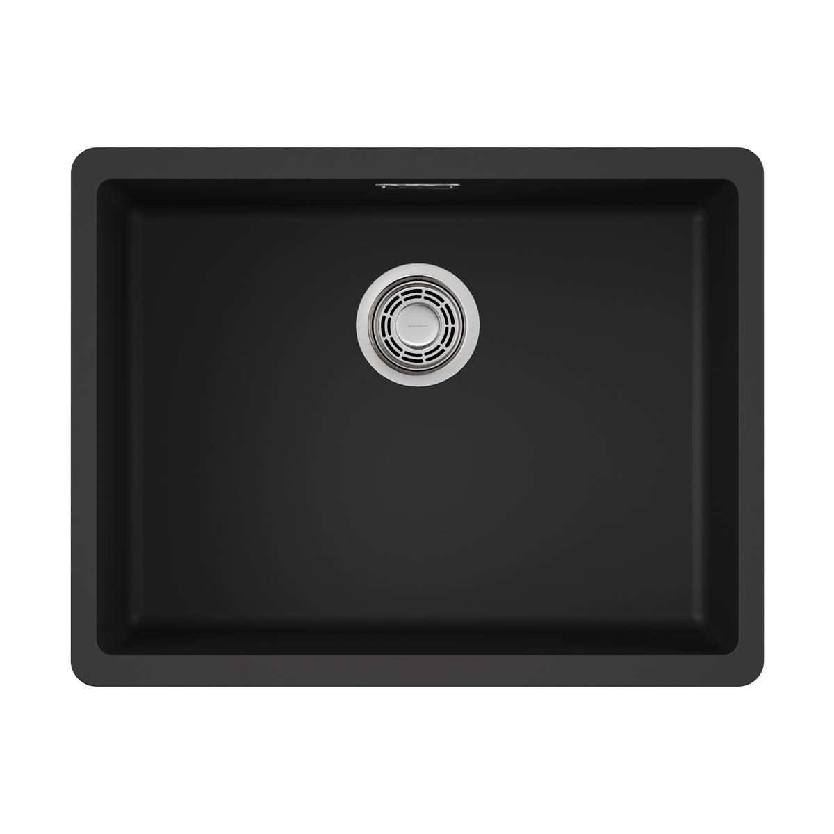 Врезная кухонная мойка Omoikiri Kata 54-U-BL черный 4993410