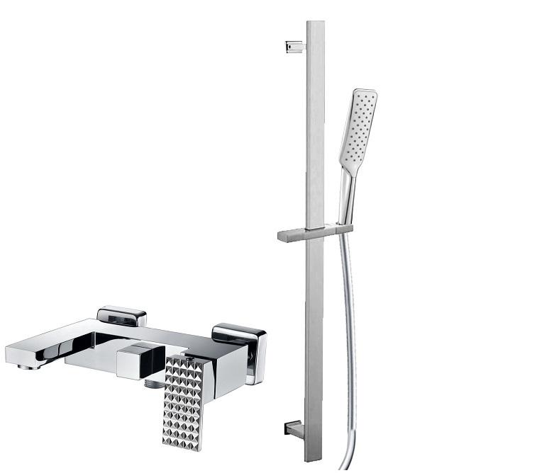 Смеситель с гибким душем и коротким изливом Bronze de Luxe Grani TB980