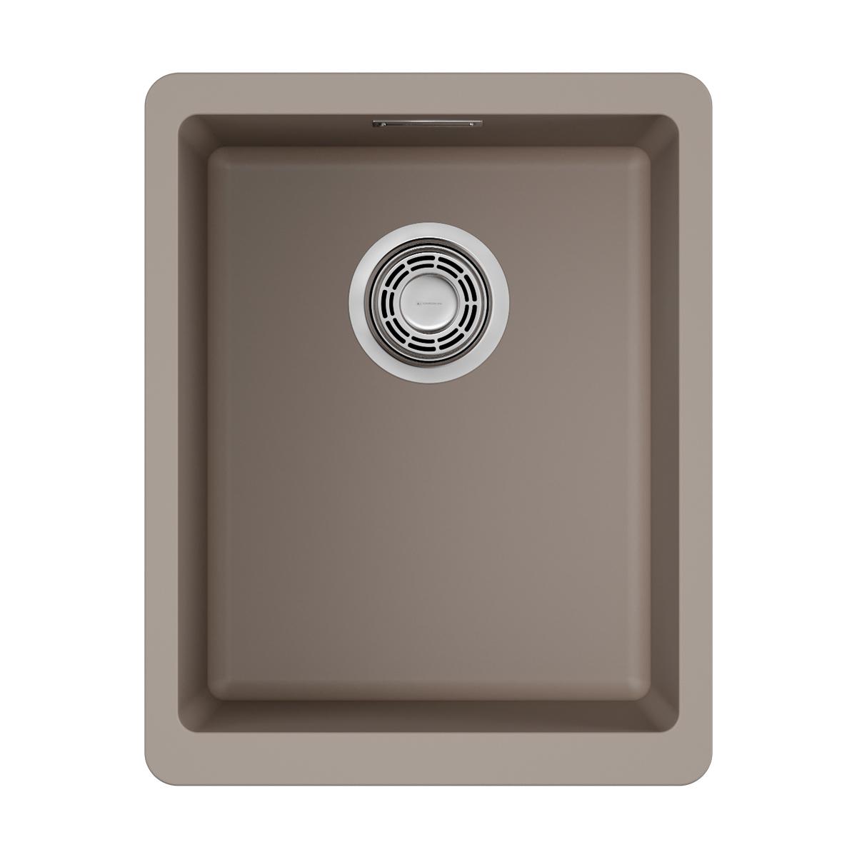 Врезная кухонная мойка Omoikiri Kata 34-U-SA бежевый 4993420