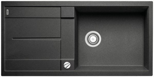 Врезная кухонная мойка Blanco METRA XL 6S SILGRANIT PuraDur антрацит