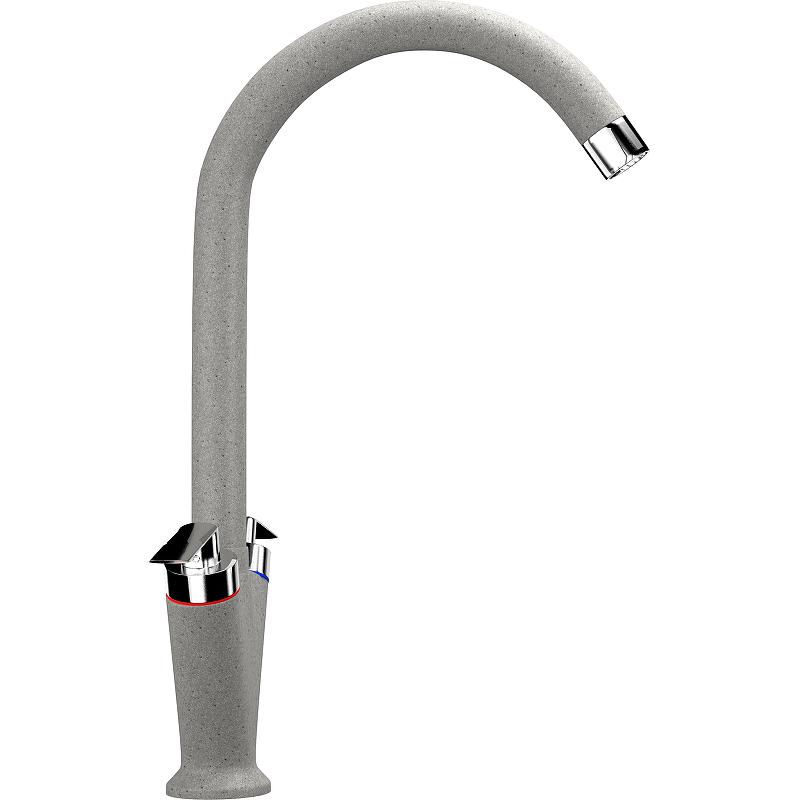 Смеситель для кухни Ulgran Classic U-011-310 серый