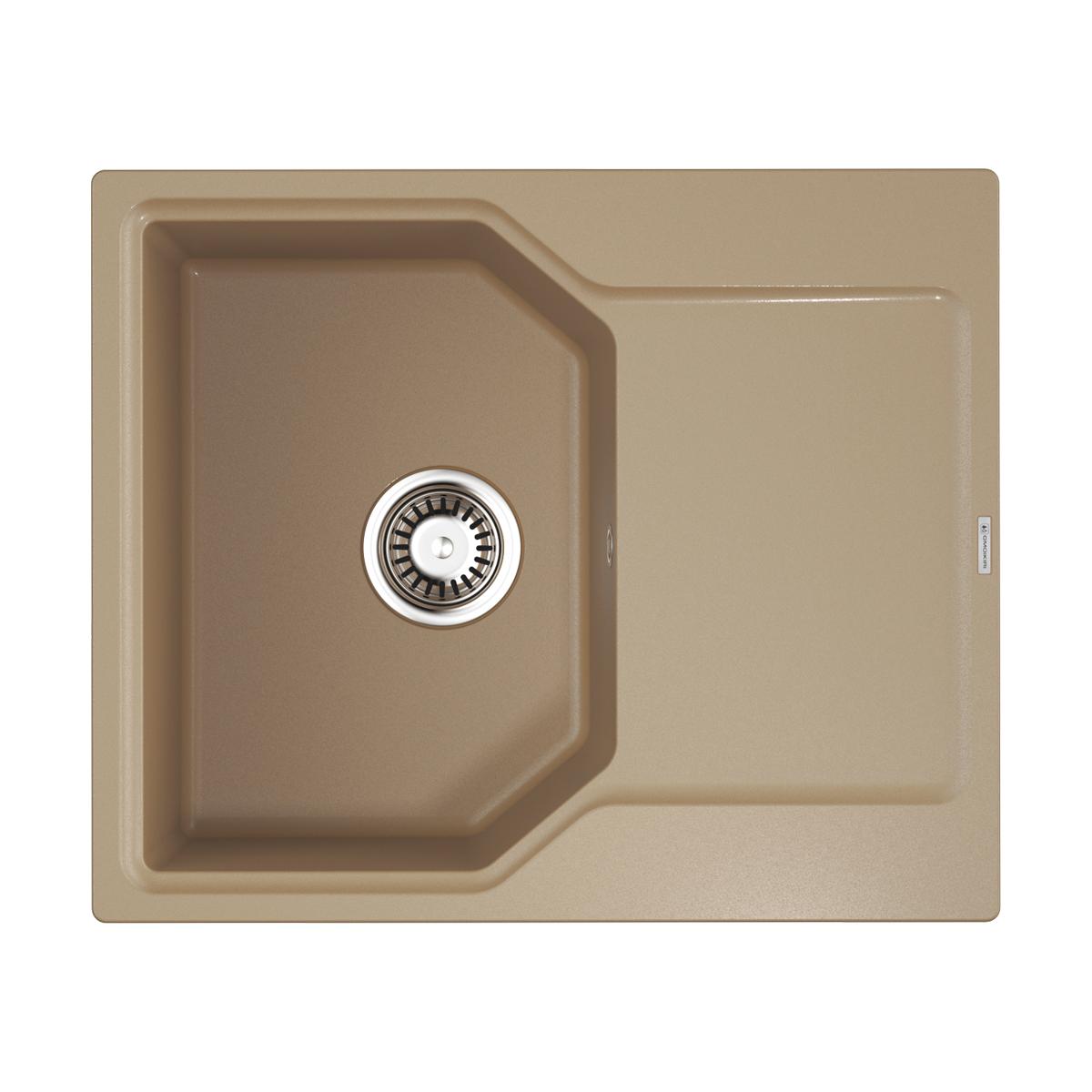 Врезная кухонная мойка Omoikiri Yonaka 61-CA карамель 4993635