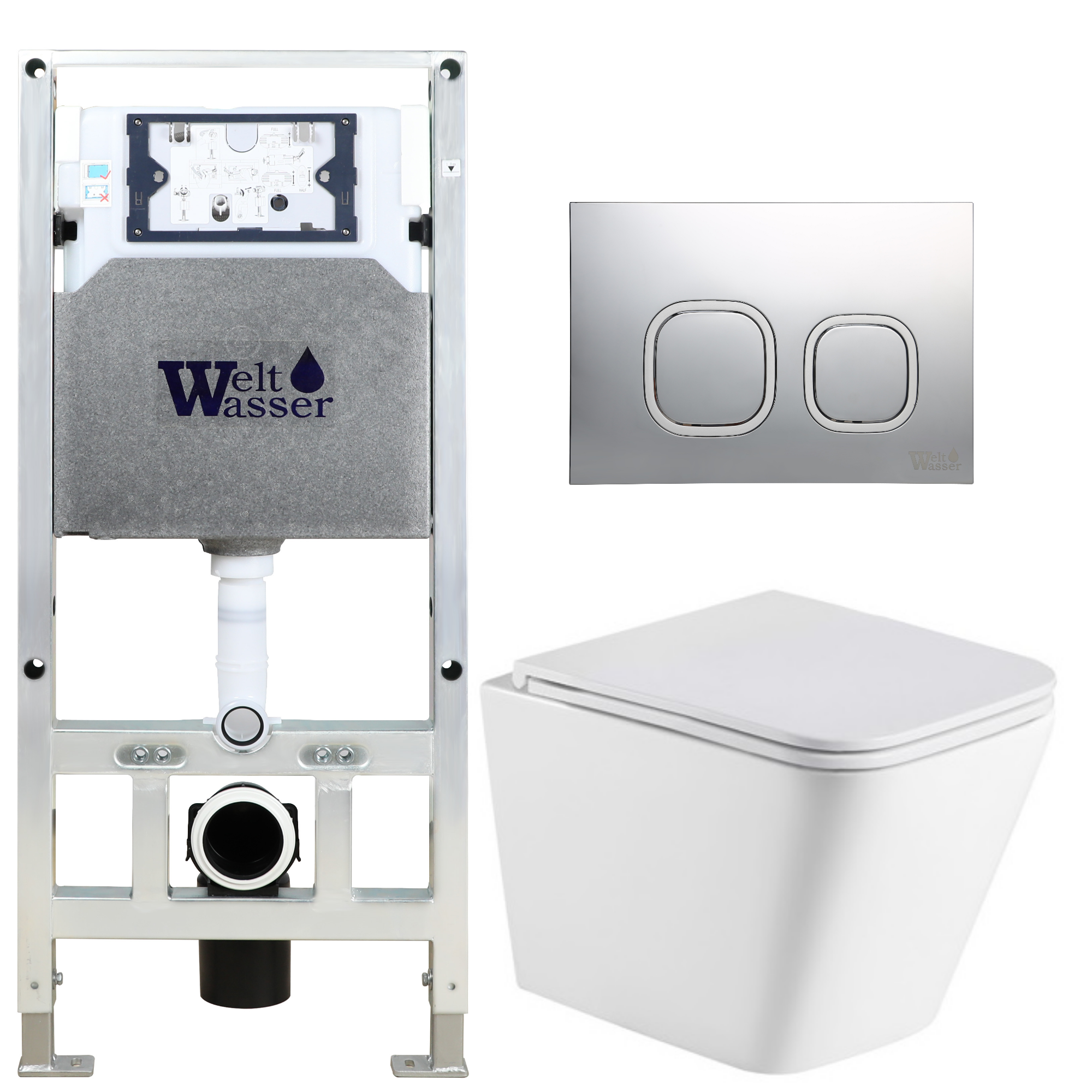 Комплект WeltWasser 10000011908 Gelbach 043 MT-WT + Amberg 506 ST + Amberg RD-MT CR