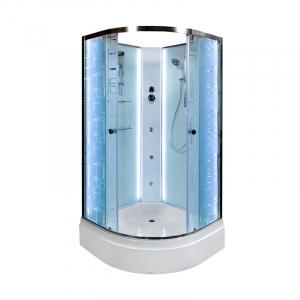 Душевая кабина Deto EM2710NLED+GM с гидромассажем