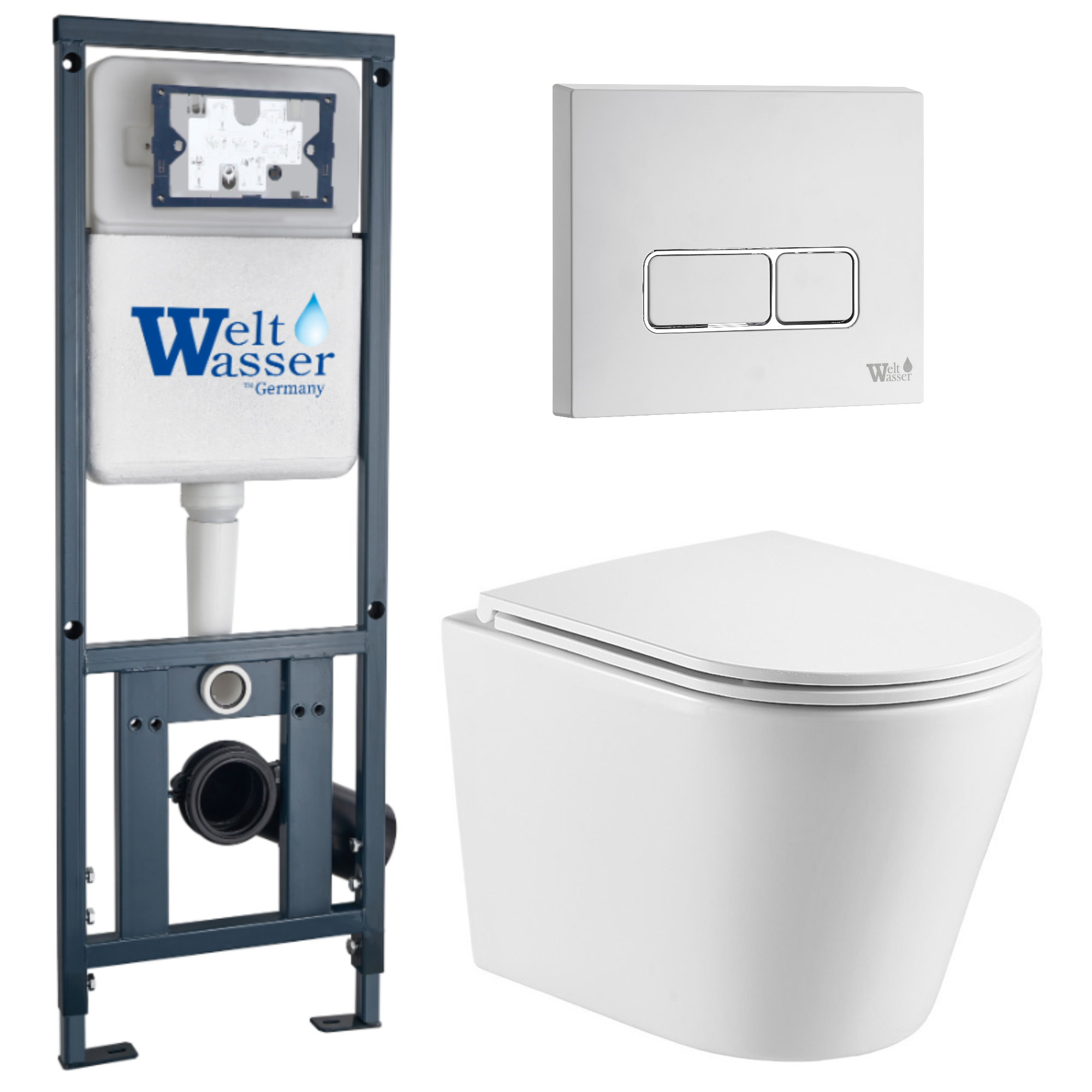 Комплект WeltWasser 10000011511 Salzbach 043 GL-WT + Marberg 410 + Marberg 410 SE GL-WT