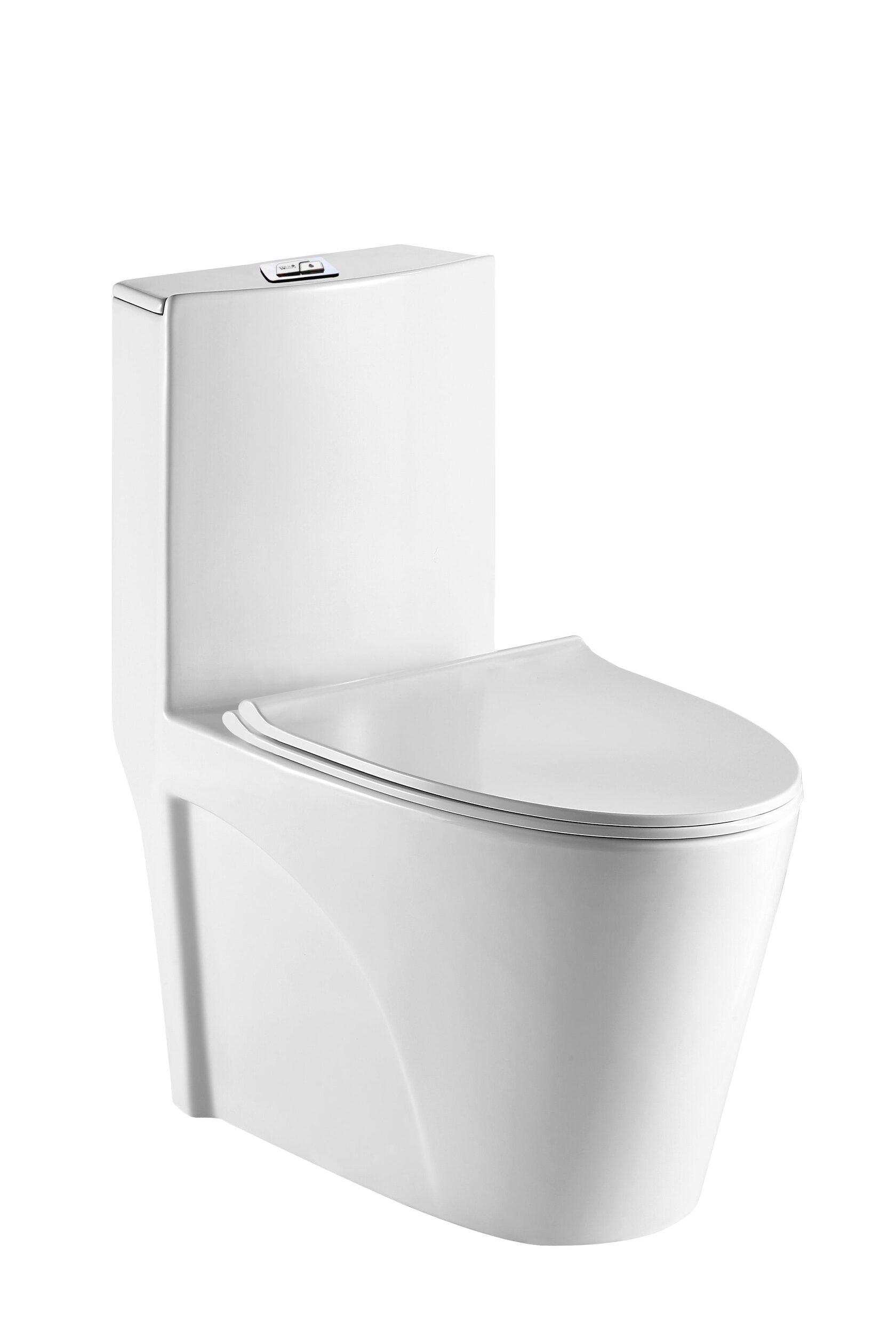 Унитаз-моноблок WeltWasser 68x78x39 WW WELZBACH 001 GL-WT 10000003805 белый глянец
