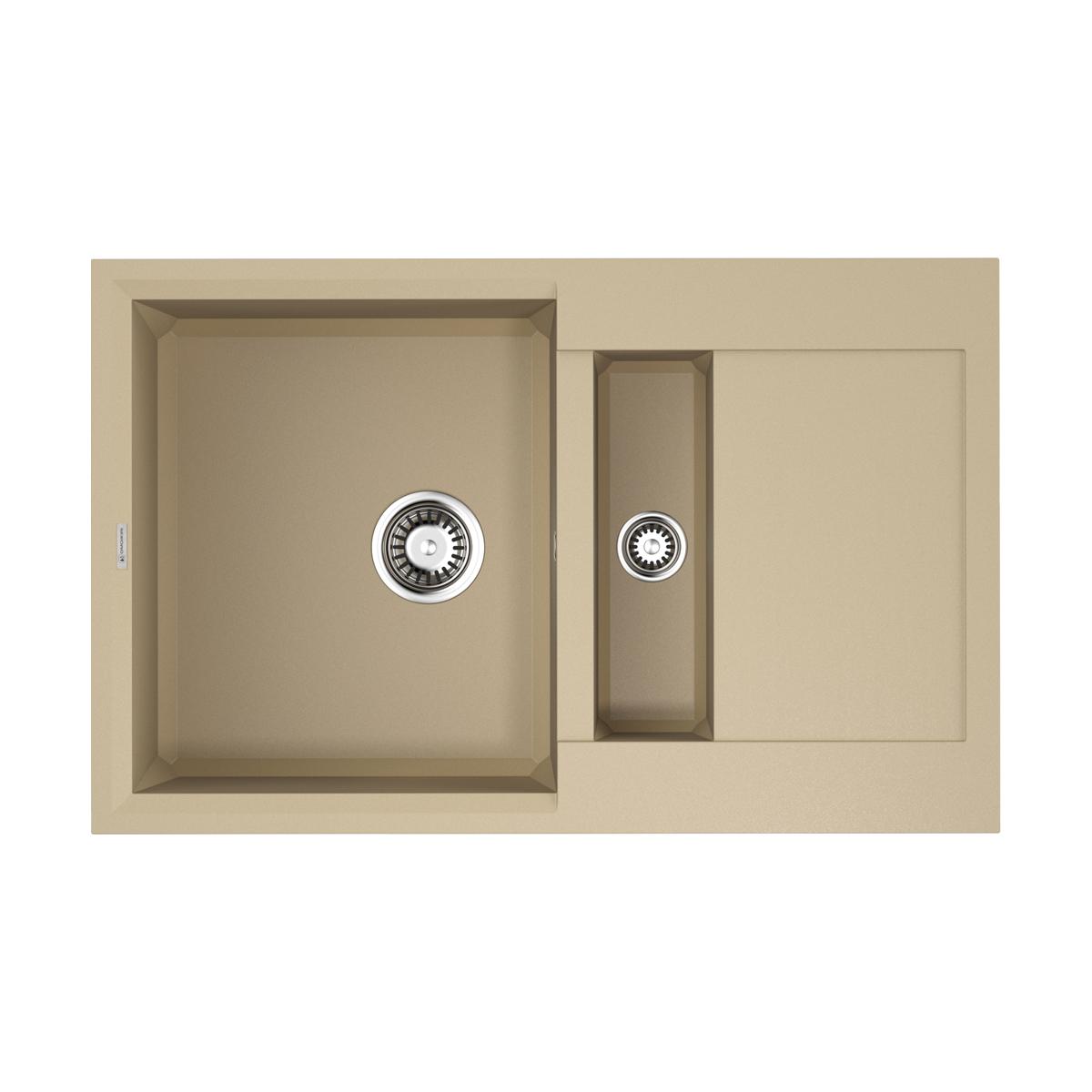 Врезная кухонная мойка Omoikiri Sakaime 78-2-CH шампань 4993237