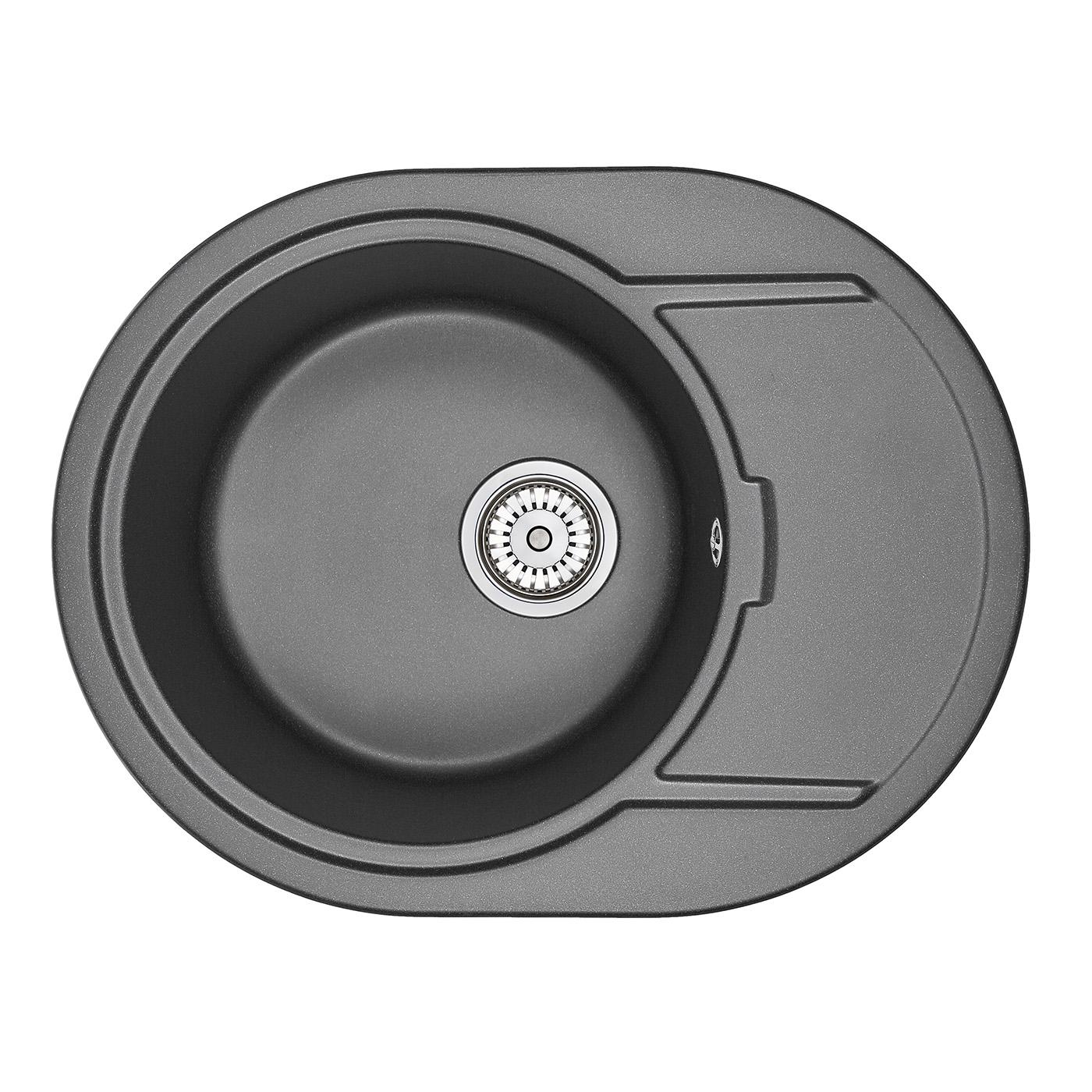 Кухонные мойки Granula GR-6502 черный