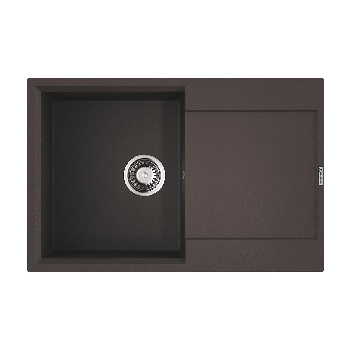 Врезная кухонная мойка Omoikiri Daisen 78T-DC темный шоколад 4993526