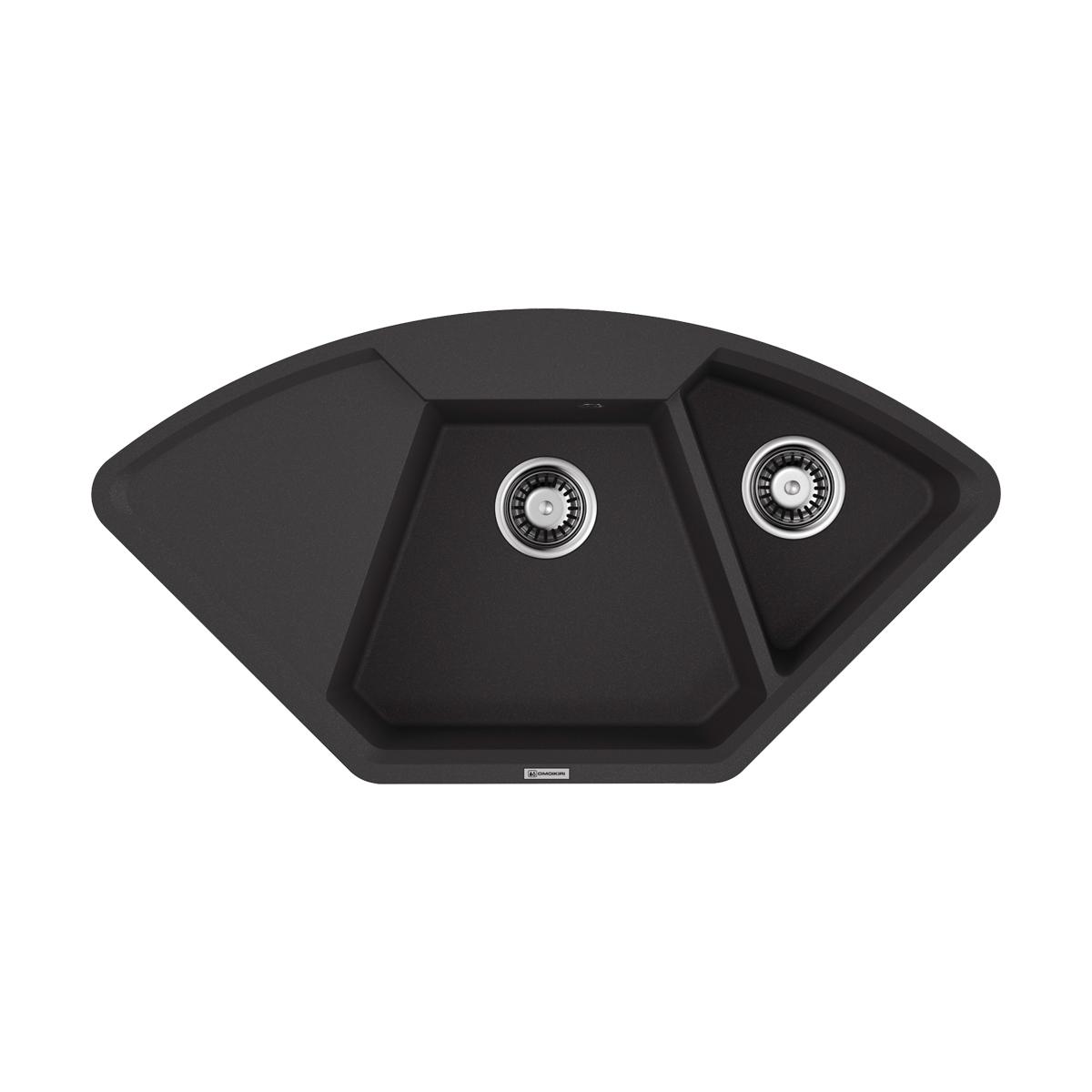 Врезная кухонная мойка Omoikiri Yonaka 98-C-BL черный 4993716