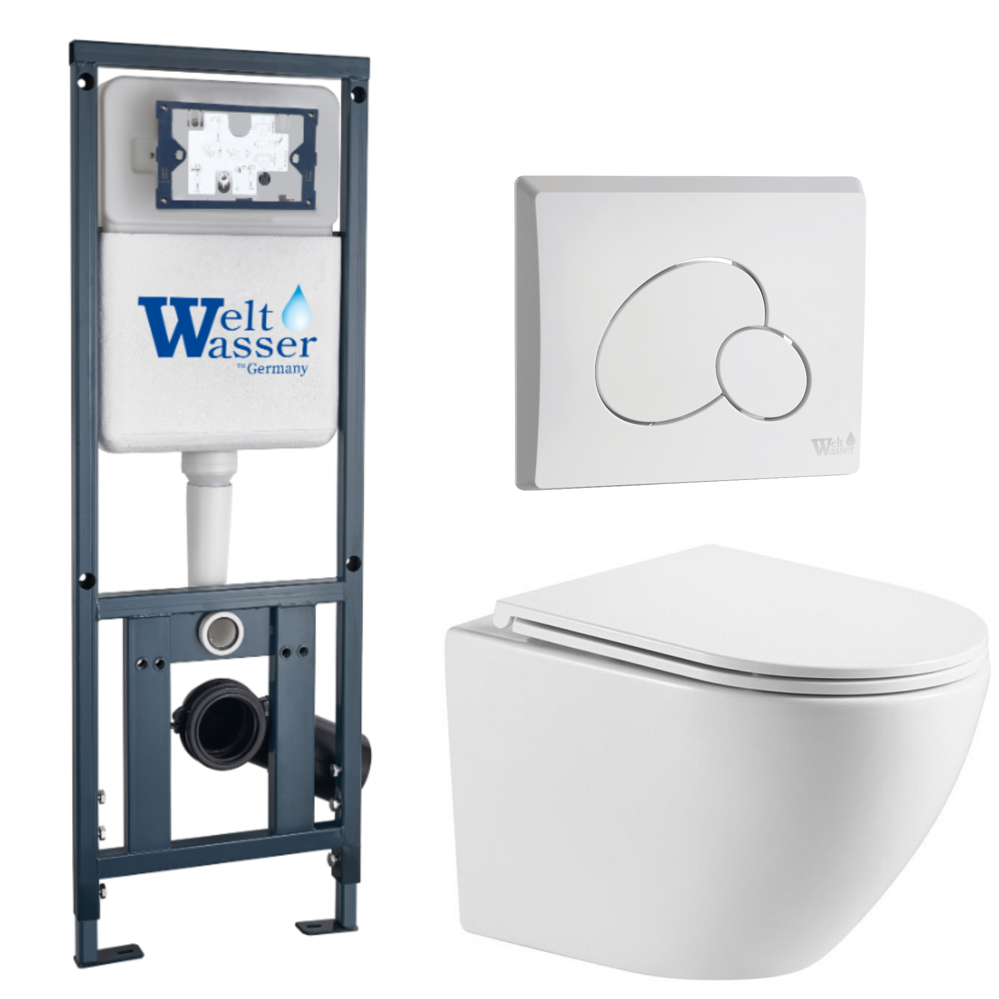 Комплект WeltWasser 10000011431 Merzbach 043 MT-WT + Marberg 410 + Marberg 410 RD GL-WT