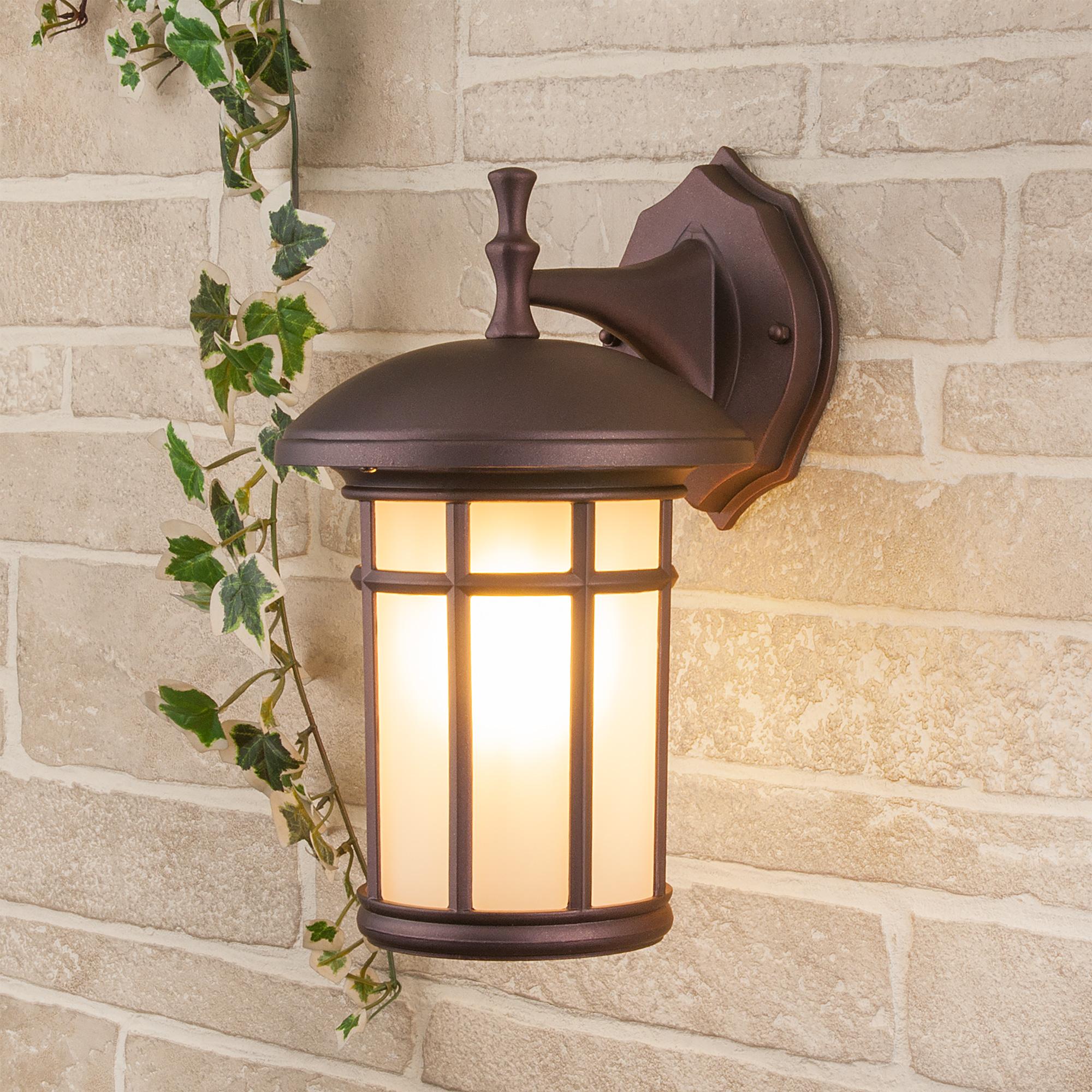 Уличный настенный светильник Elektrostandard GL 1016D Lepus D кофейное золото