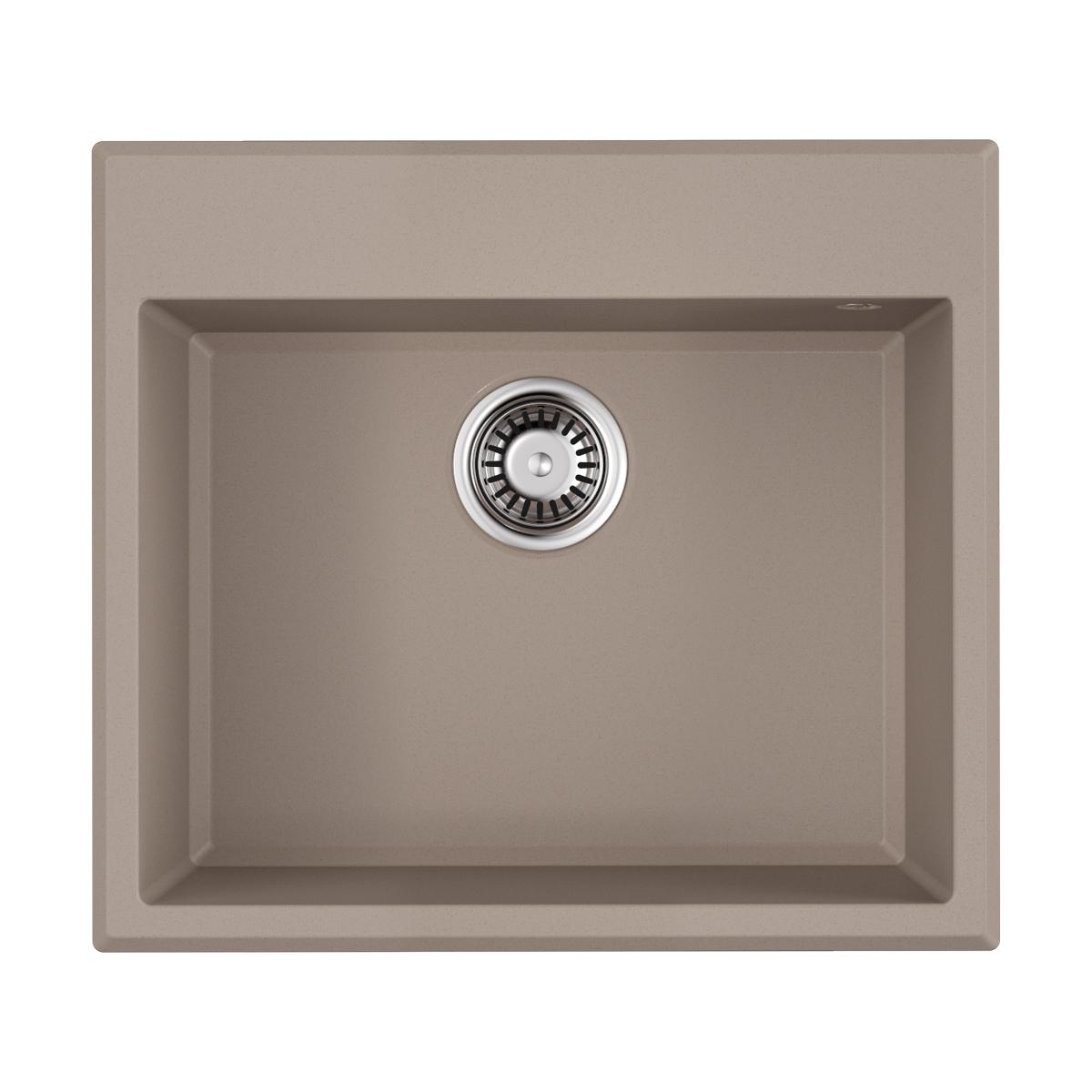 Врезная кухонная мойка Omoikiri Tedori 57-SA бежевый 4993982