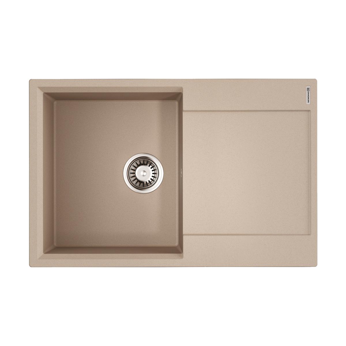 Врезная кухонная мойка Omoikiri Daisen 78-SA бежевый 4993418