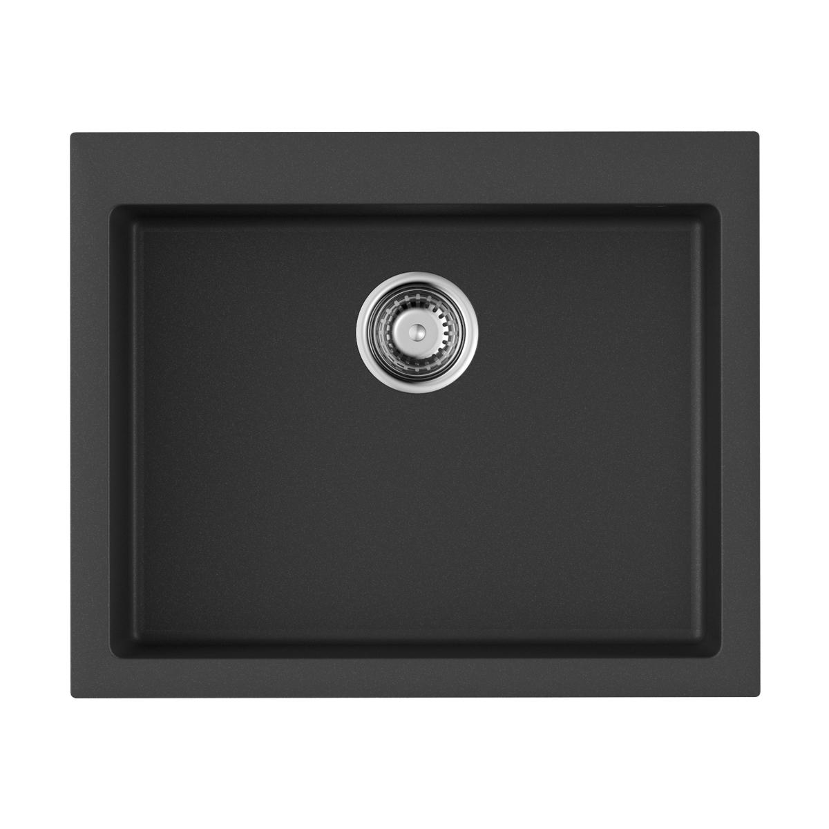 Врезная кухонная мойка Omoikiri Bosen 61-BL черный 4991209
