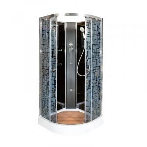 Душевая кабина Deto BM1510NGMBLACK с гидромассажем