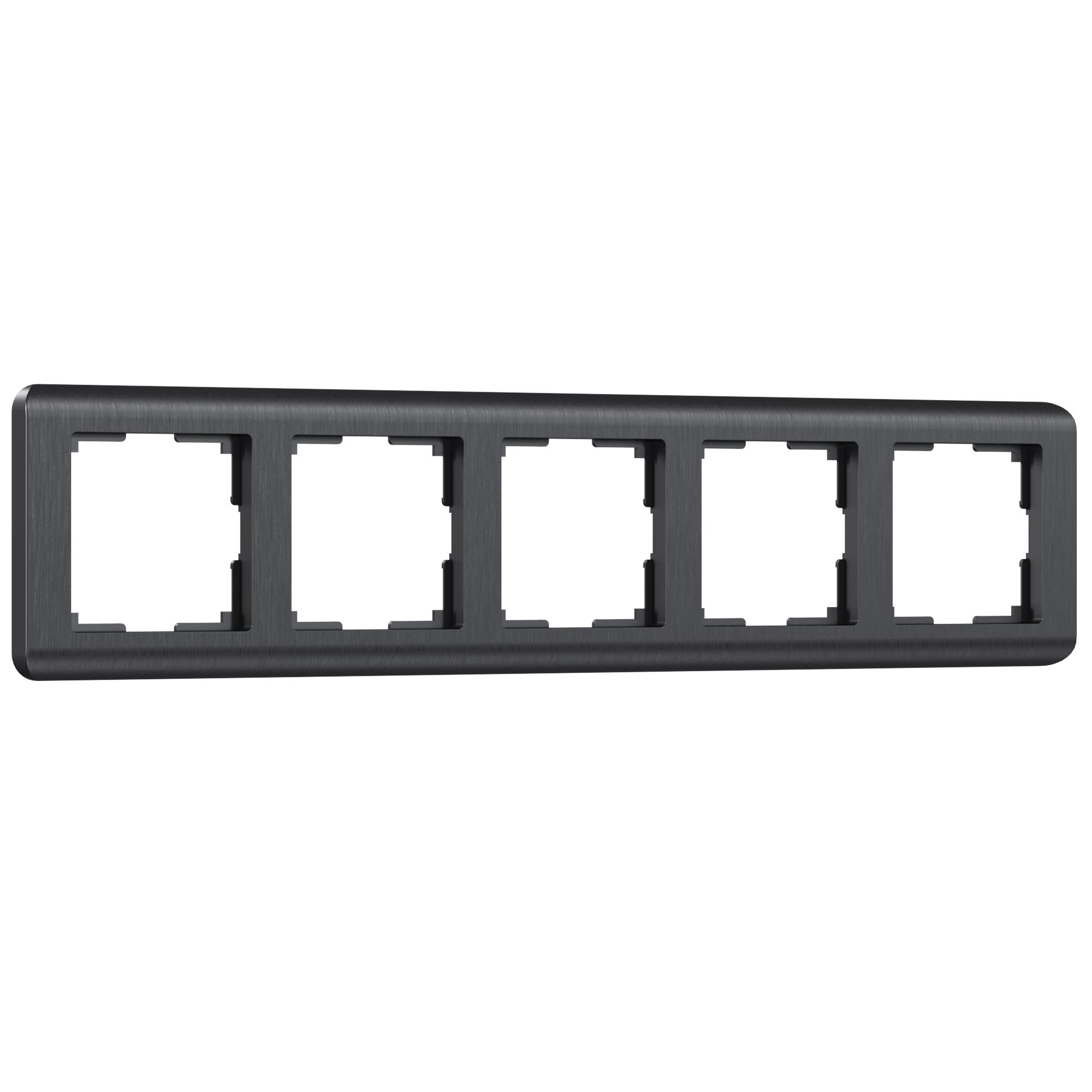 Рамка на 5 постов графит Werkel W0052104
