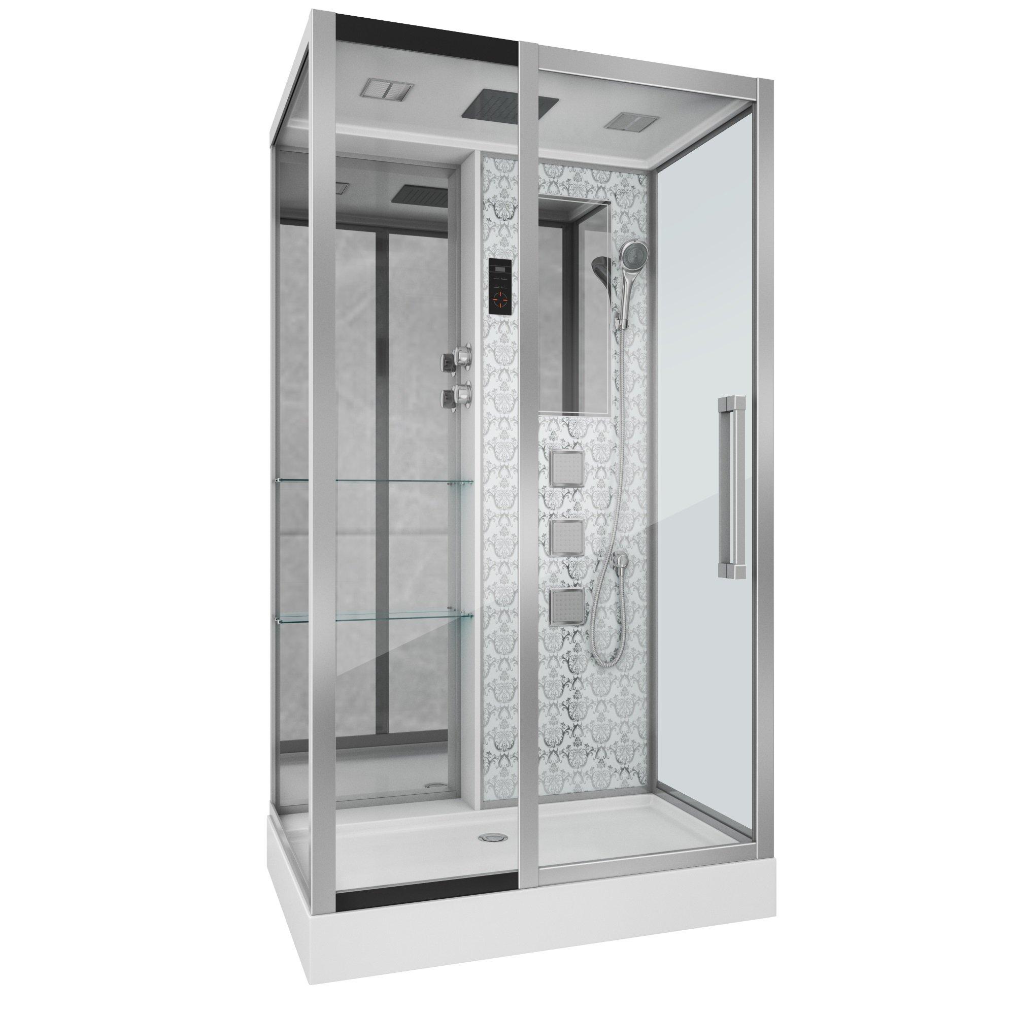 Душевая кабина Niagara Luxe 7713WL 82x120 низкий поддон (5 мест)