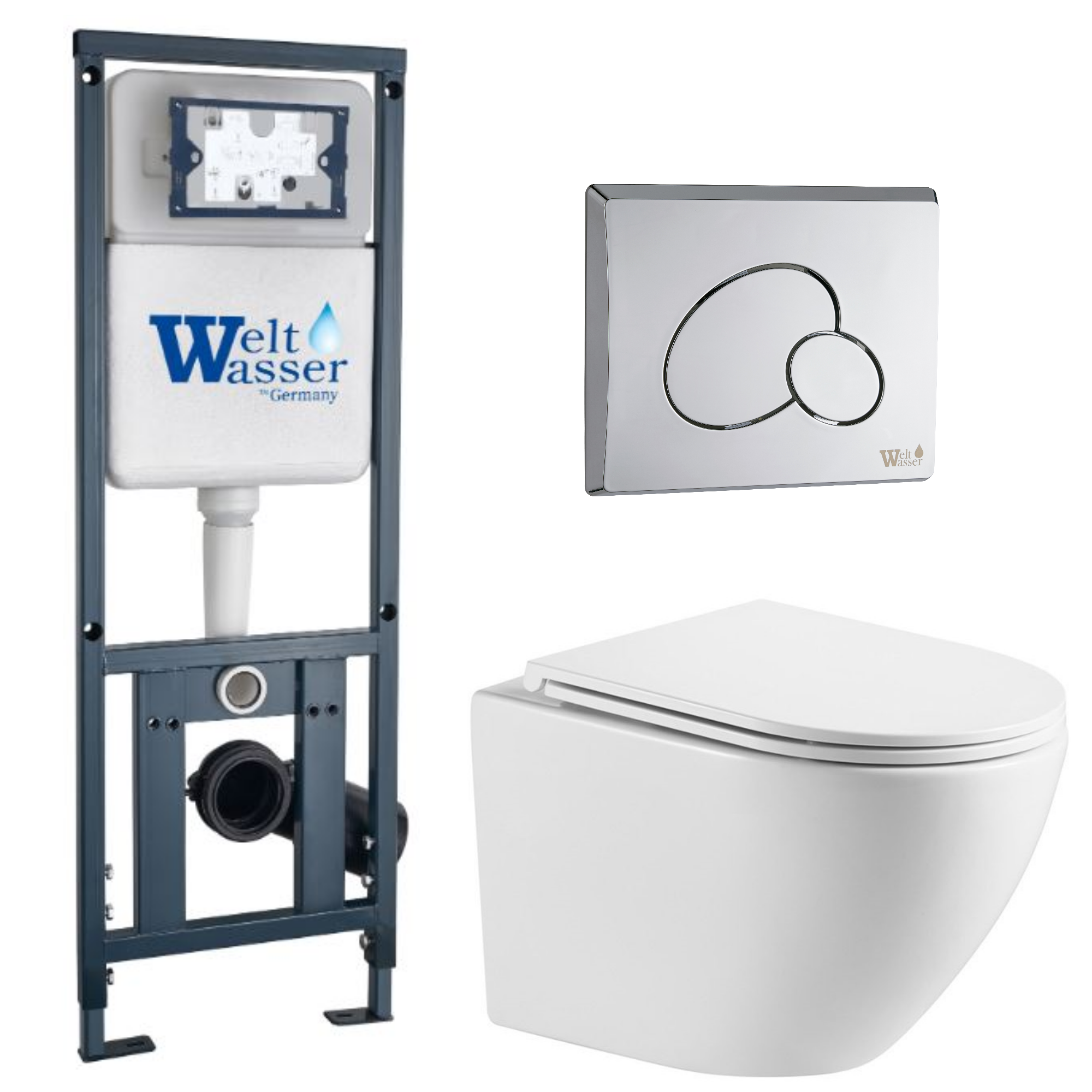 Комплект WeltWasser 10000010913 Merzbach 041 XL GL-WT + Marberg 410 + Marberg 410 RD