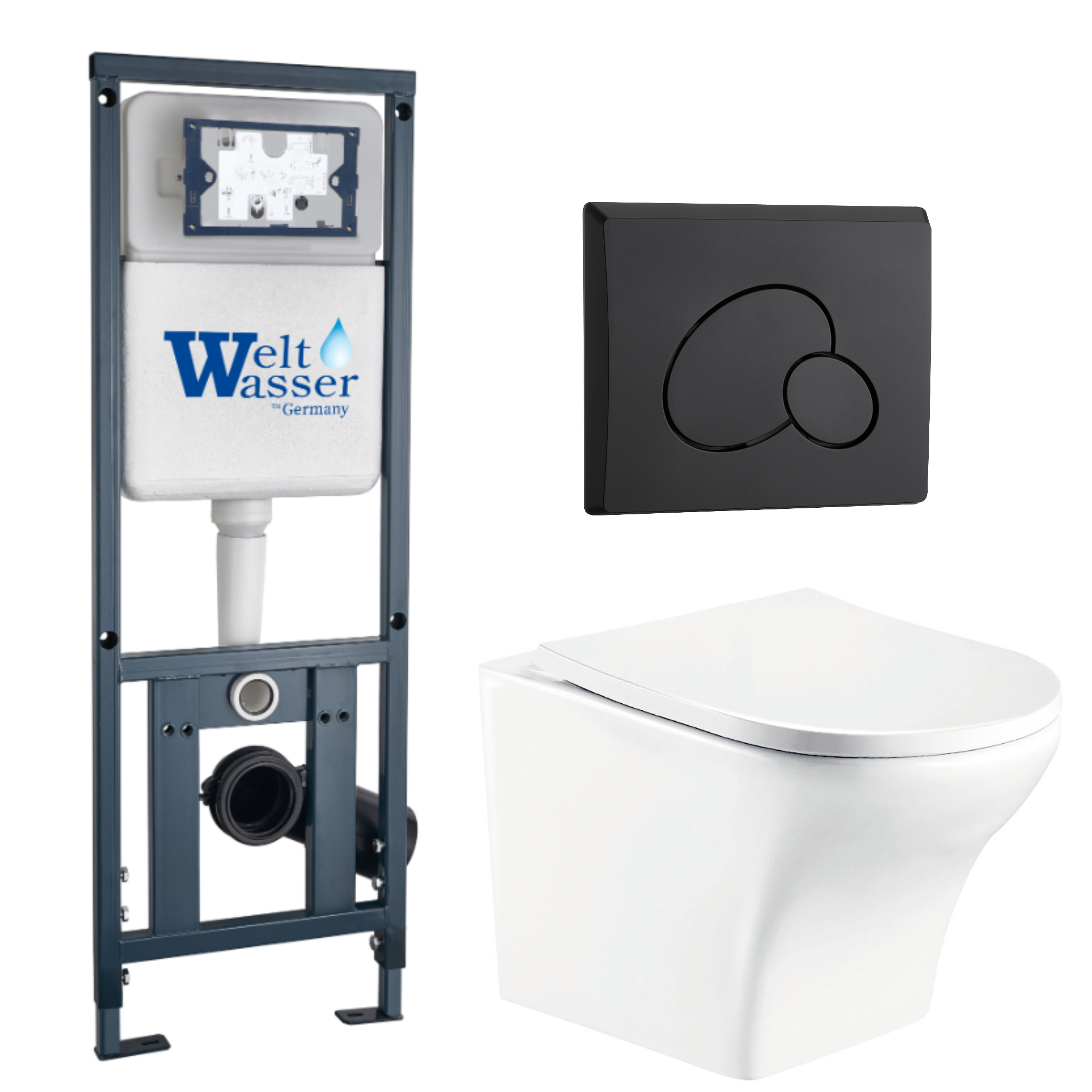 Комплект WeltWasser 10000010967 Odenbach 004 GL-WT + Marberg 410 + Marberg 410 RD MT-BL