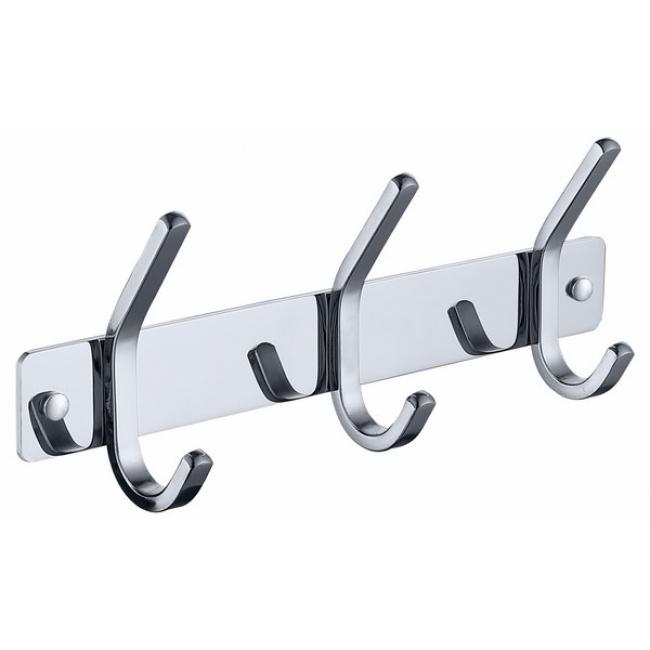 Планка Kaiser H0043 с 3-мя крючками Chrome/нерж