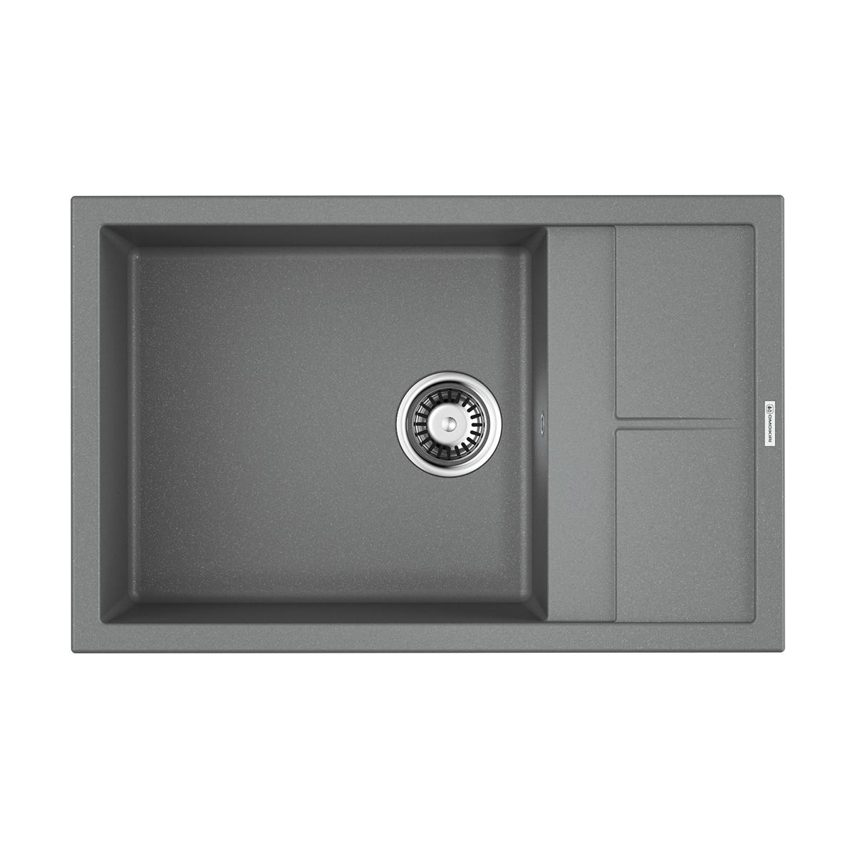 Врезная кухонная мойка Omoikiri Sumi 78-LB-GR leningrad grey 4993563