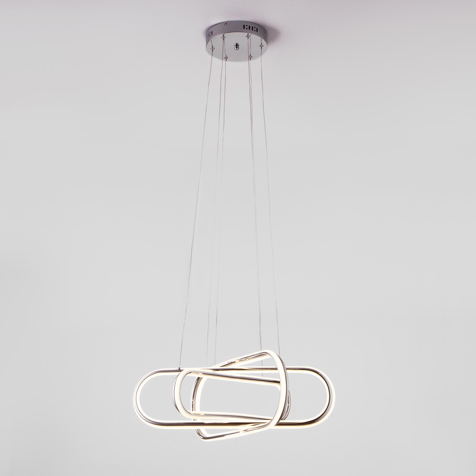 Подвесной светодиодный светильник Eurosvet 90172/6 хром