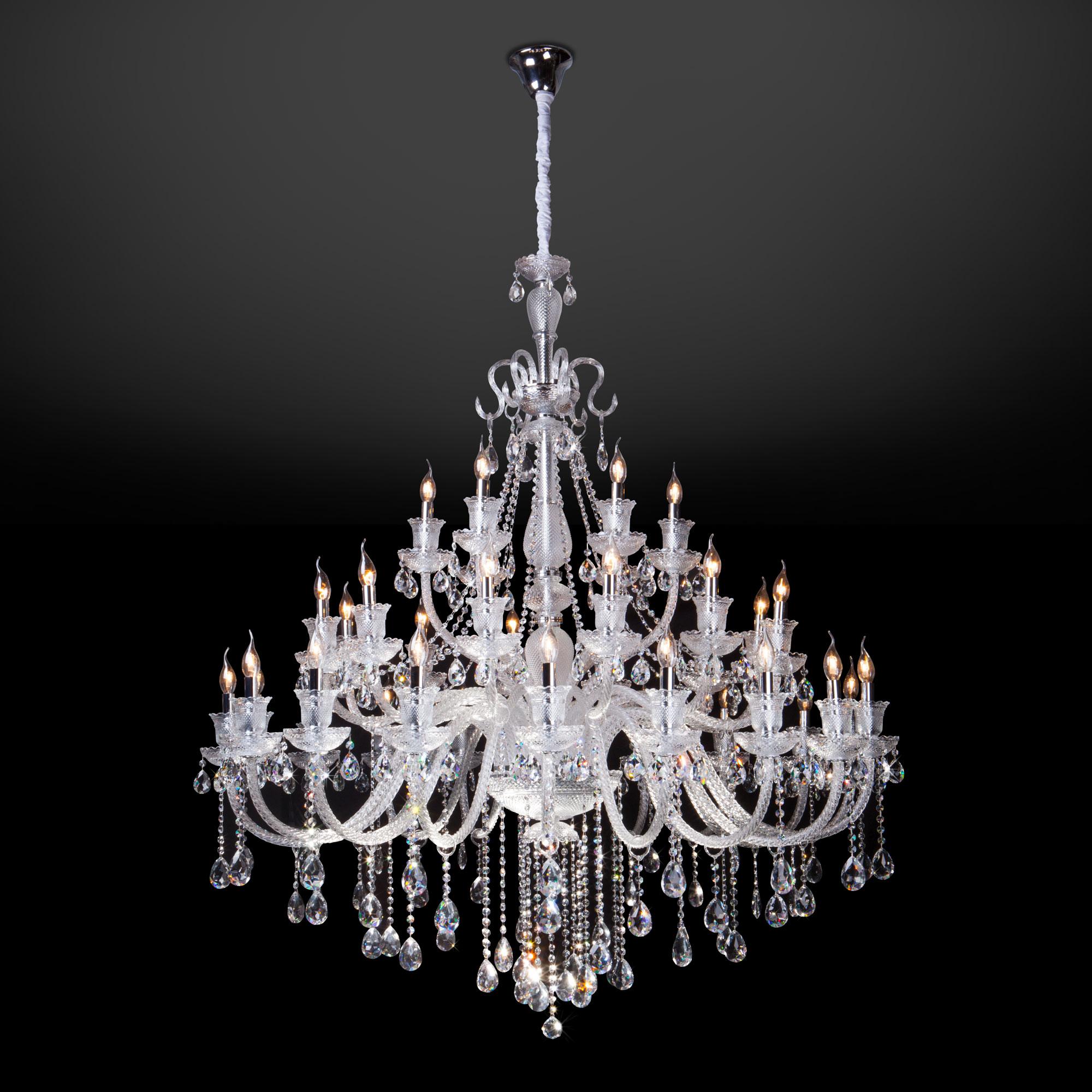 Подвесная люстра с хрусталем Bogate's 336 хром