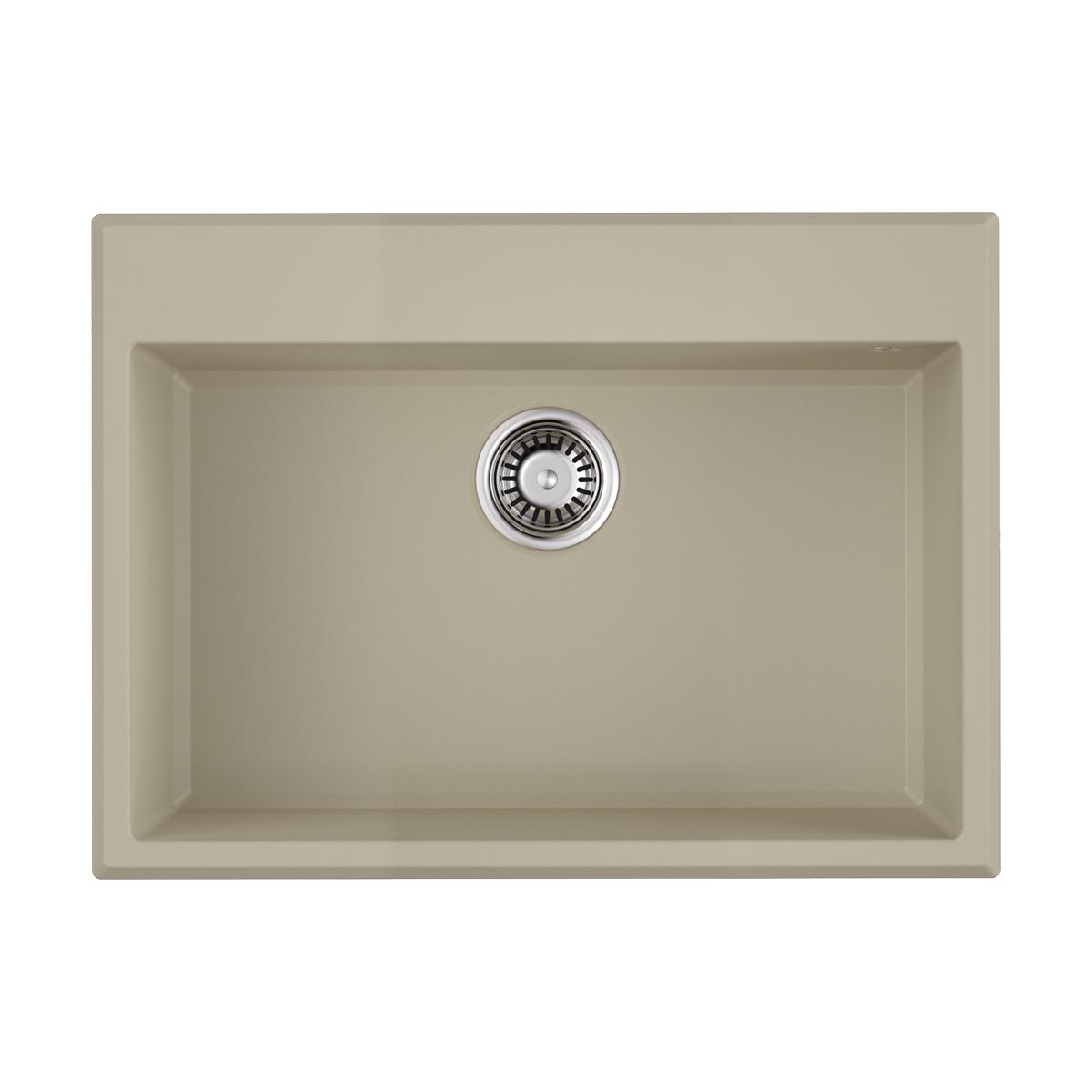Врезная кухонная мойка Omoikiri Tedori 68-BE ваниль 4993965