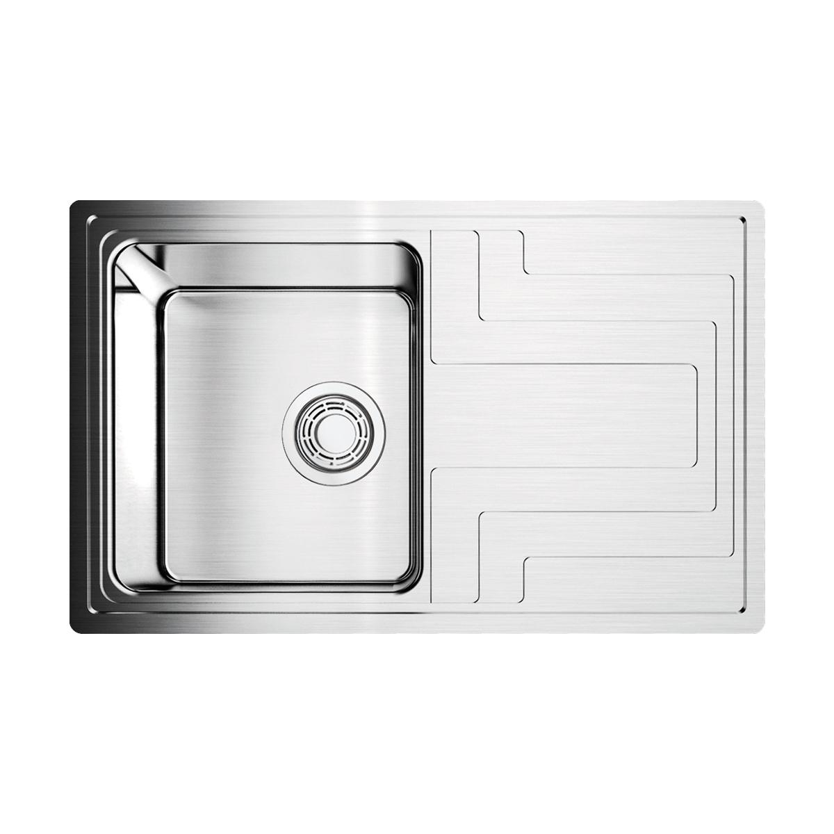 Врезная кухонная мойка Omoikiri Mizu 78-IN нержавеющая сталь 4973730