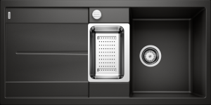 Врезная кухонная мойка Blanco METRA 6 S SILGRANIT PuraDur черный