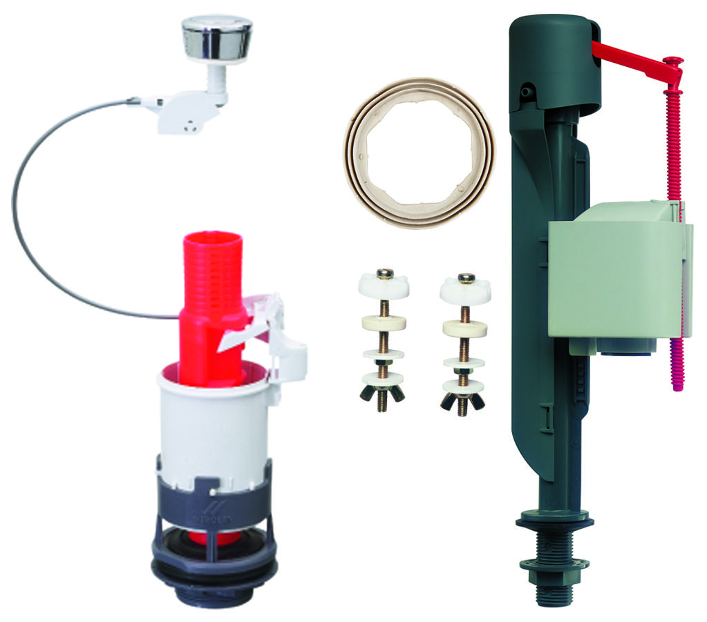 Арматура Wirquin MD c залив клапаном Jollyfill пластик 10719151