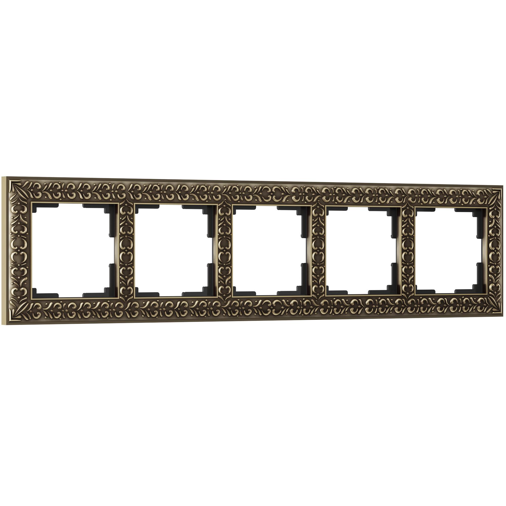Рамка на 5 постов бронза Werkel WL07-Frame-05