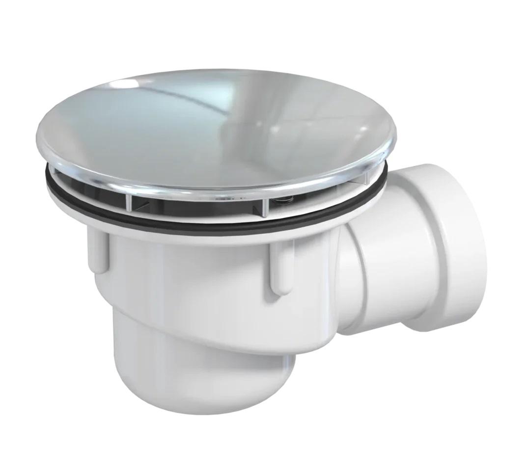 Сифон для душевого поддона Prevex 90 мм пластик 3201004 хром