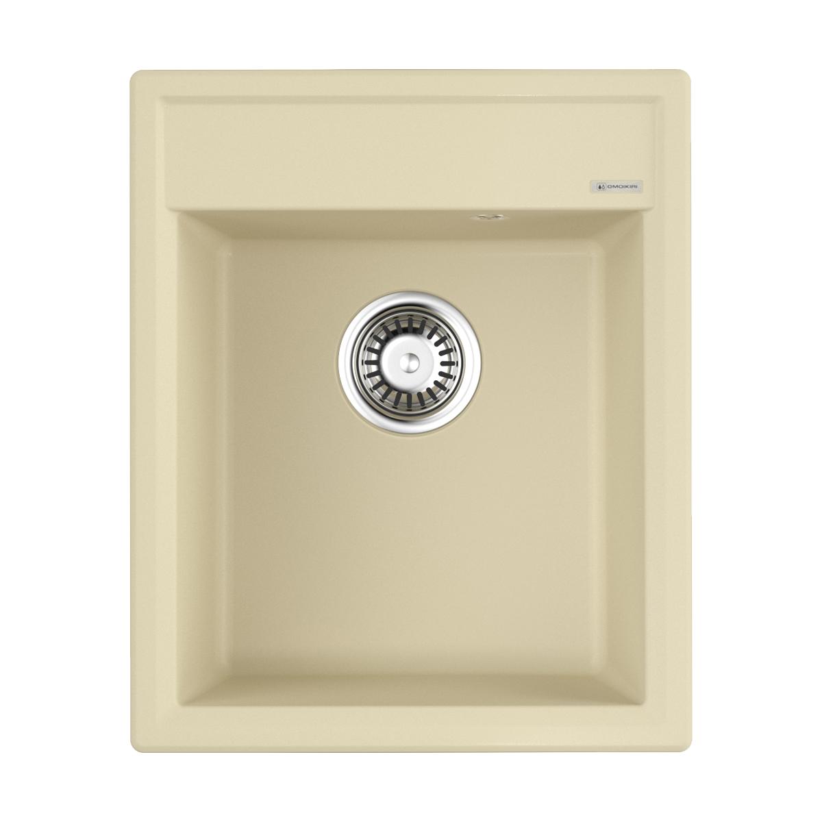 Врезная кухонная мойка Omoikiri Daisen 42-BE ваниль 4993600