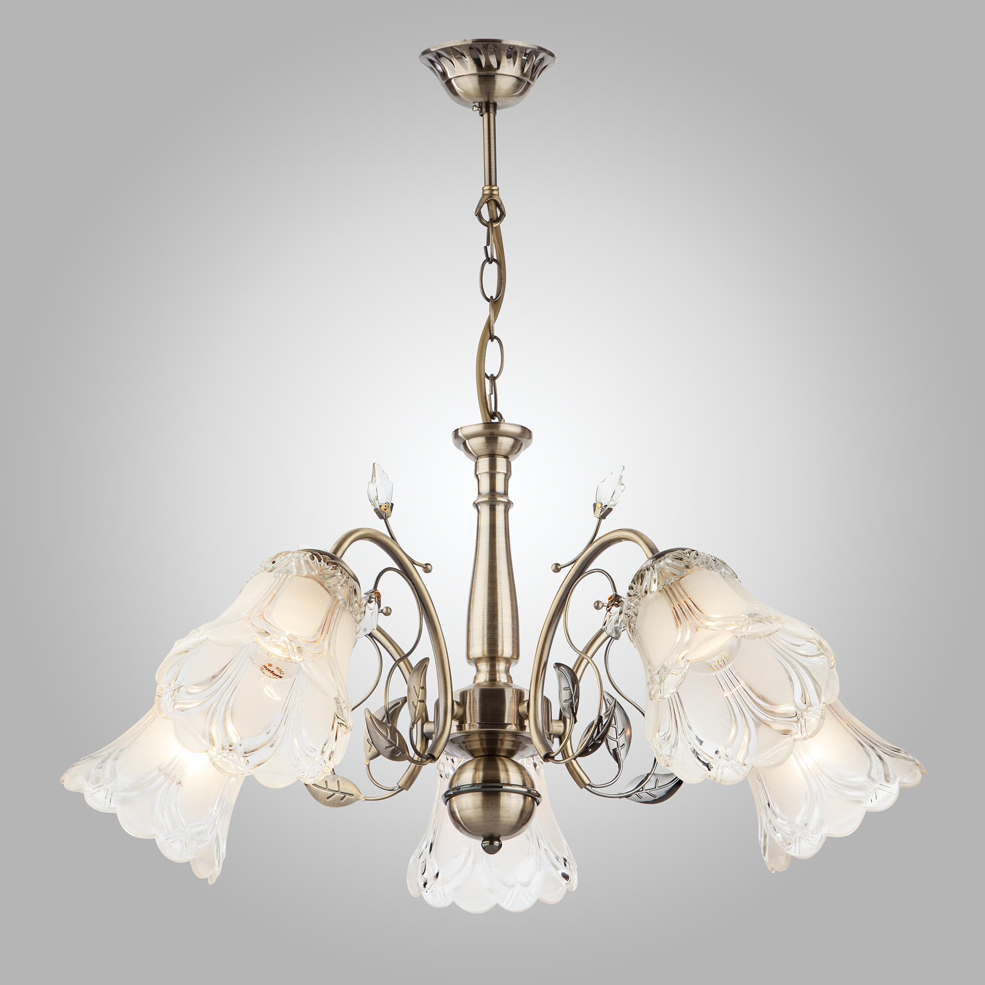 Люстра классическая Eurosvet 30009/5 античная бронза