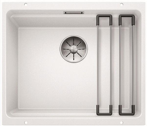 Врезная кухонная мойка Blanco ETAGON 500-U SILGRANIT PuraDur белый