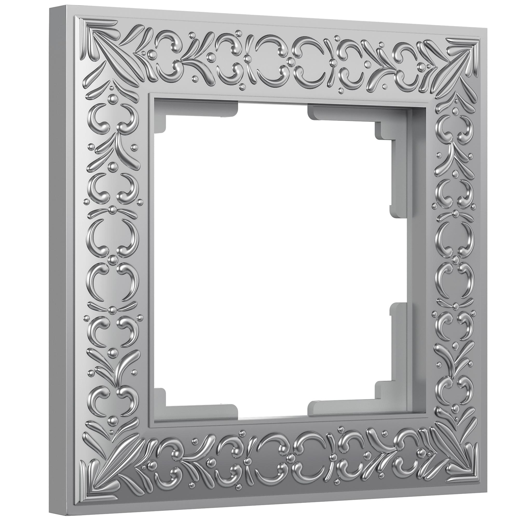 Рамка на 1 пост матовый хром Werkel WL07-Frame-01