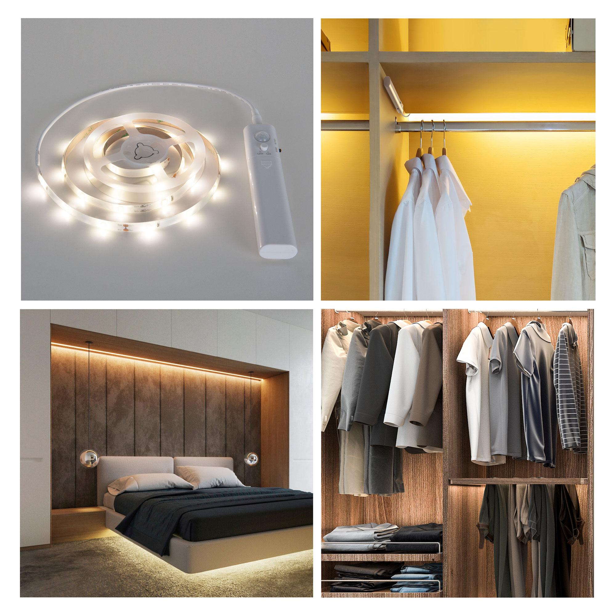 Набор светодиодной подсветки Elektrostandard 1 м 2.4 Вт/м 30 LED 2835 IP65 с датчиком движения SLS 0