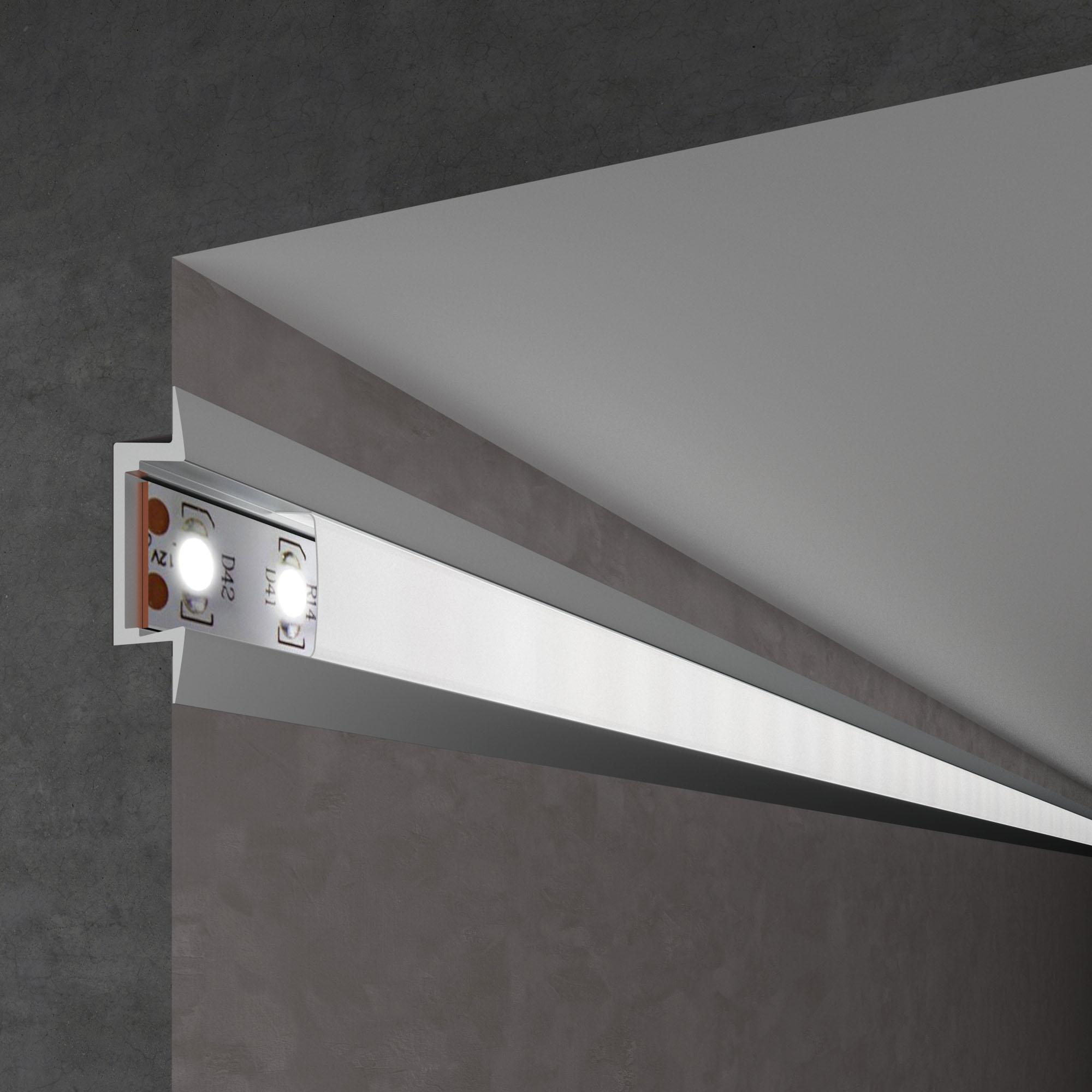 Встраиваемый алюминиевый профиль для светодиодной ленты Elektrostandard LL-2-ALP007