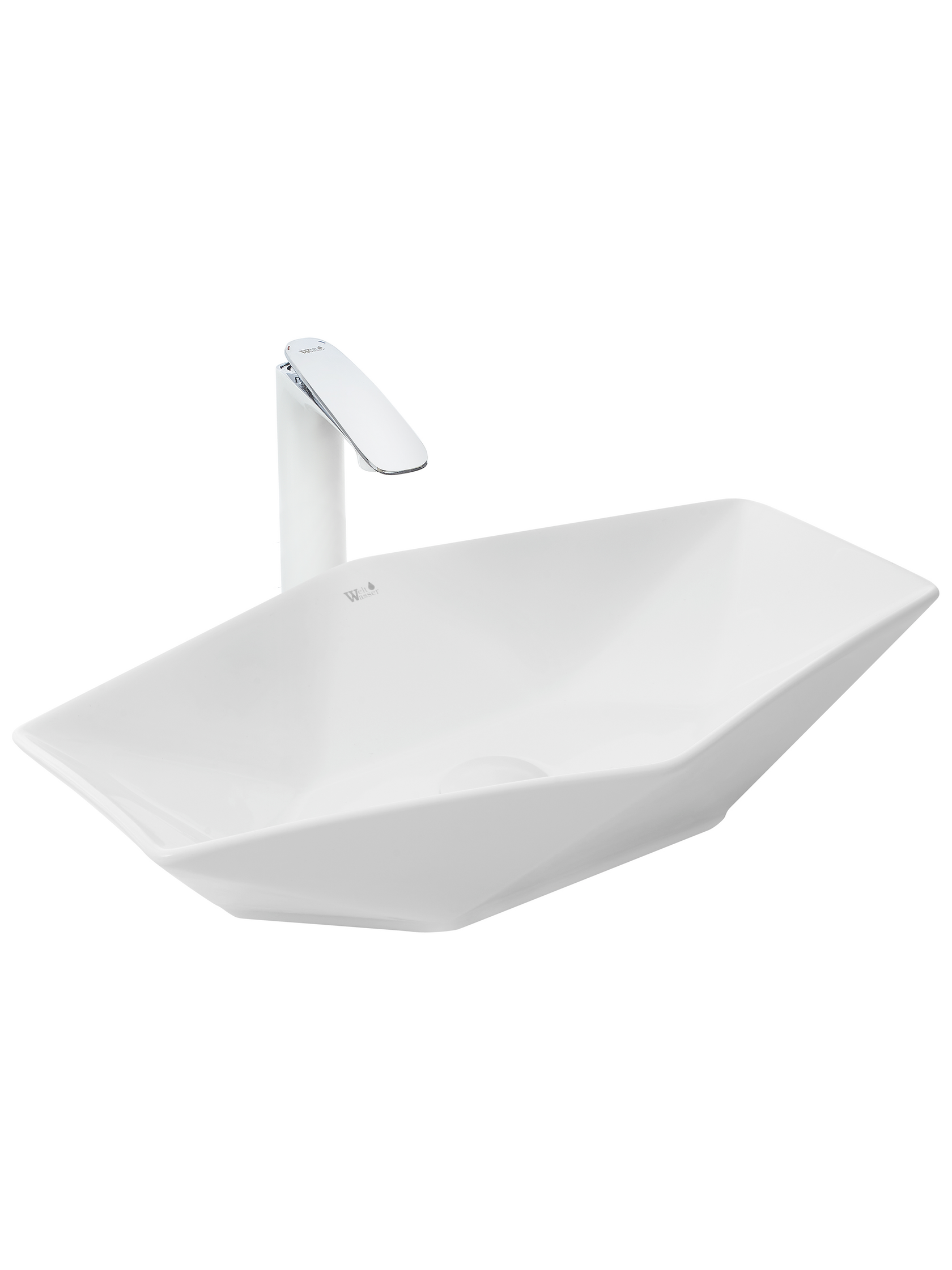 Раковина накладная WeltWasser 57/37.5/12.5 WW Elbach 1138 10000004585 белая