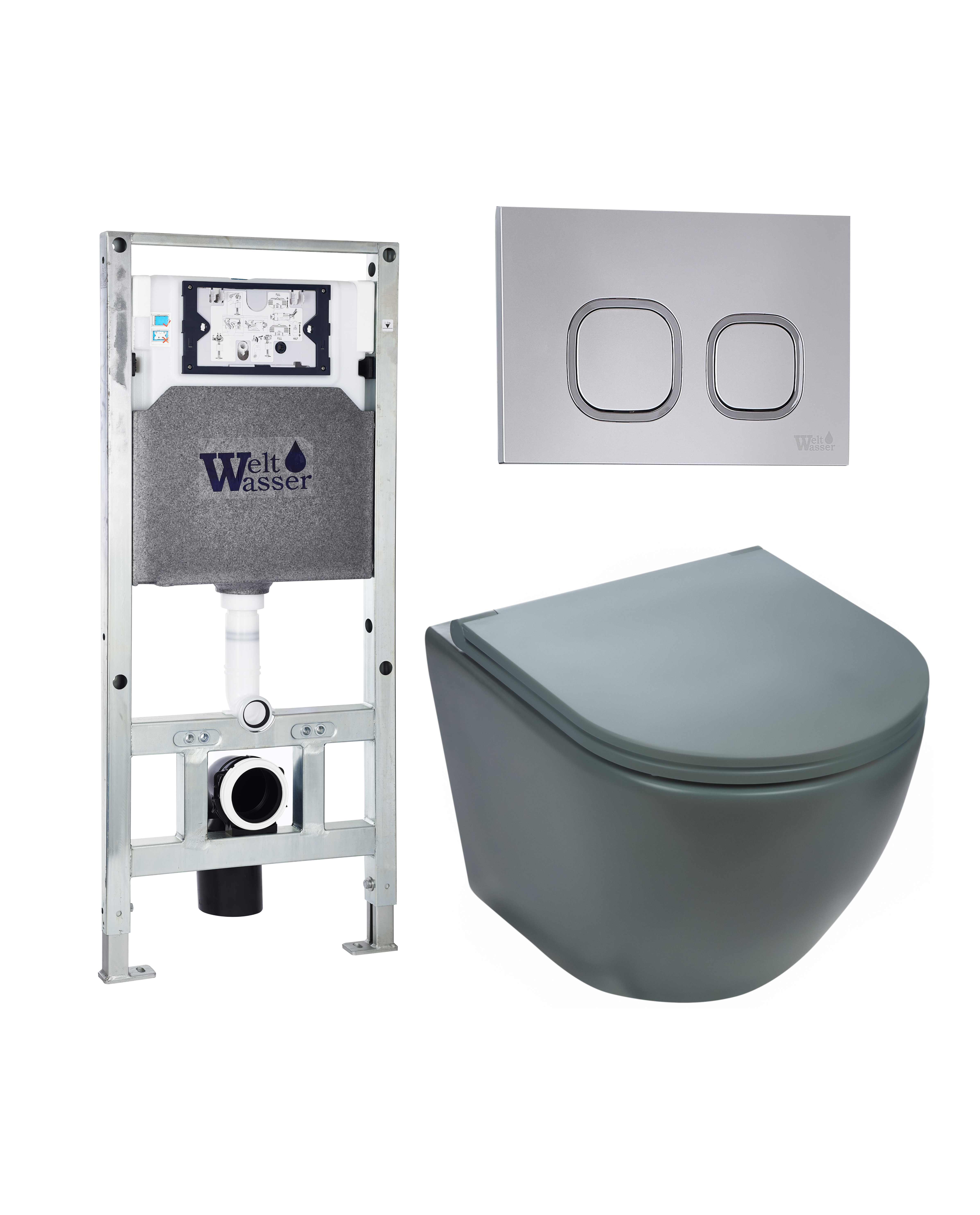 Комплект WeltWasser 10000011385 Merzbach 043 MT-GR + Amberg 506 ST + Amberg RD-CR