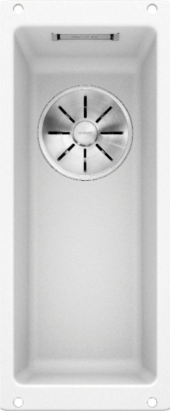 Врезная кухонная мойка Blanco SUBLINE 160-U SILGRANIT PuraDur белый