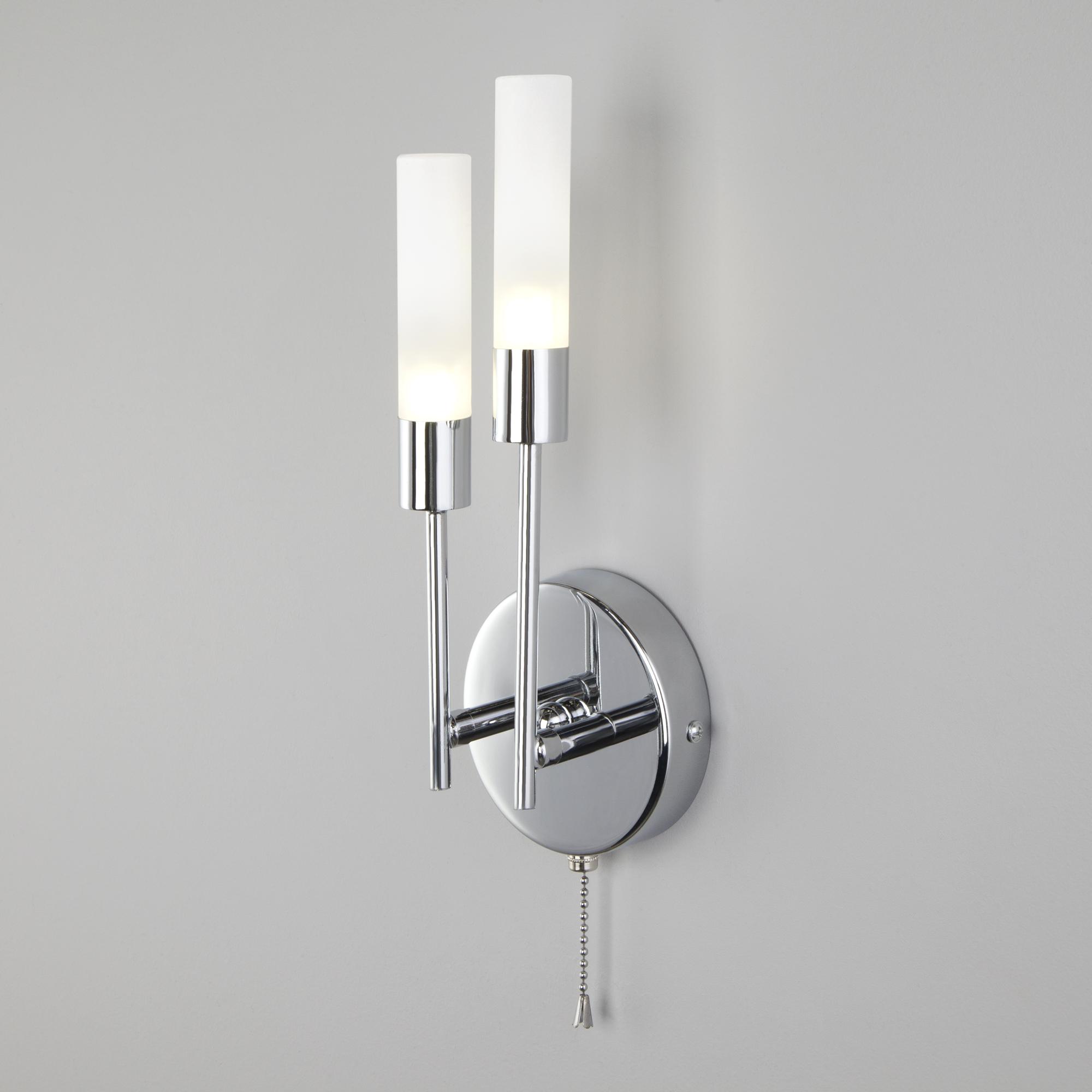 Настенный светильник Bogate's 571/2 хром/белый