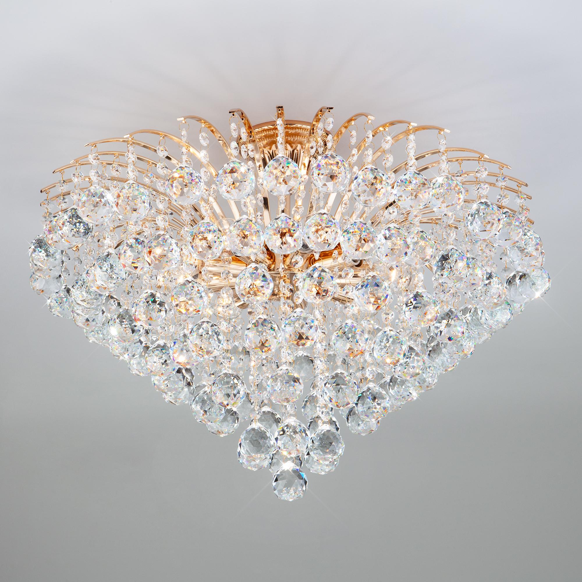 Люстра с хрусталем Eurosvet 3299/9 золото